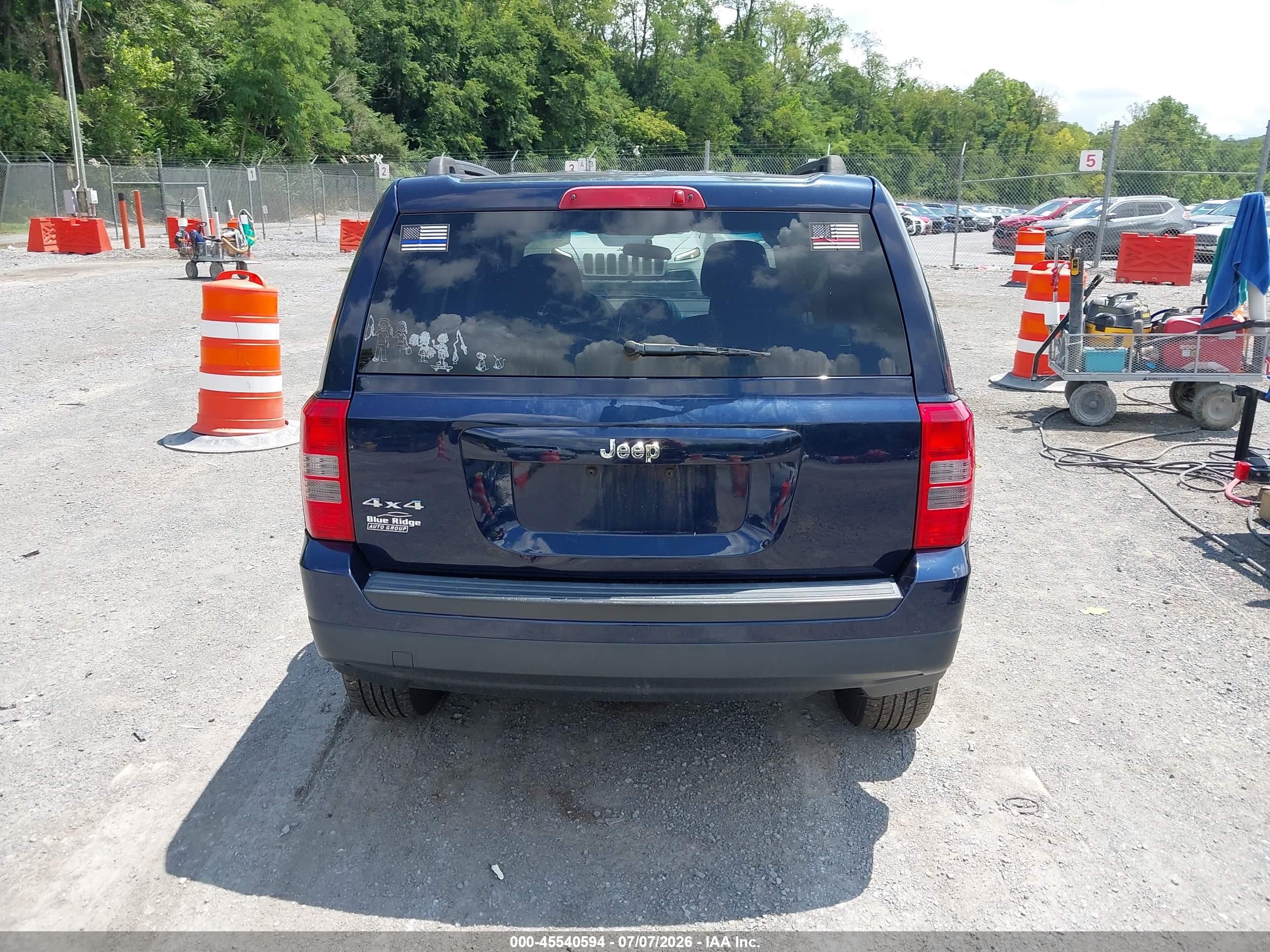 2014 Jeep Patriot Sport Dark Blue vin: 1C4NJRBB0ED591369