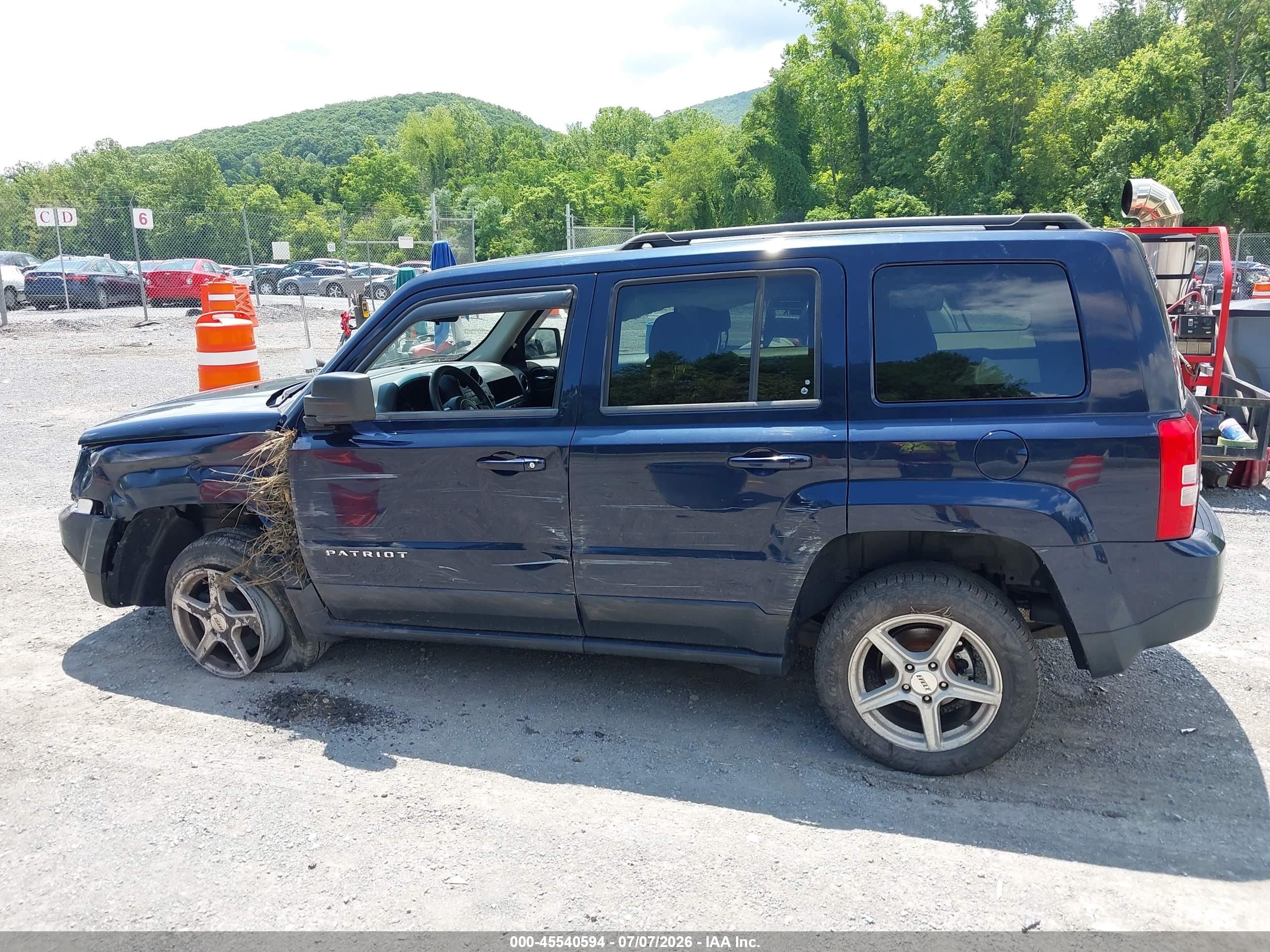 2014 Jeep Patriot Sport Dark Blue vin: 1C4NJRBB0ED591369