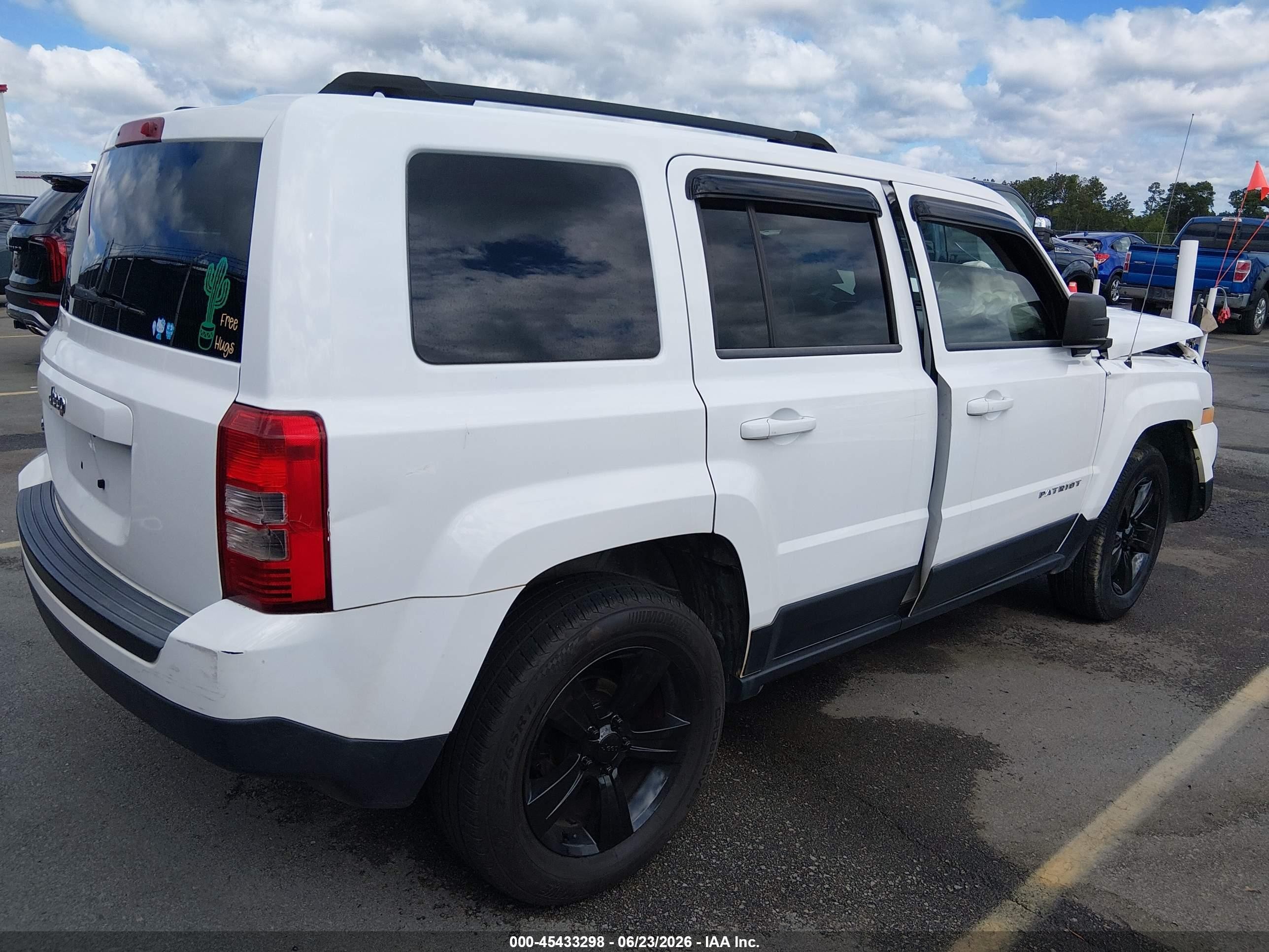 2014 Jeep Patriot Sport White vin: 1C4NJRBB0ED646807