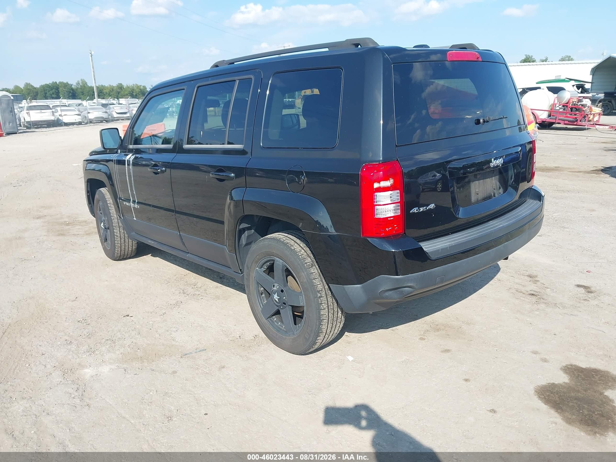 2014 Jeep Patriot Sport Black vin: 1C4NJRBB0ED693464