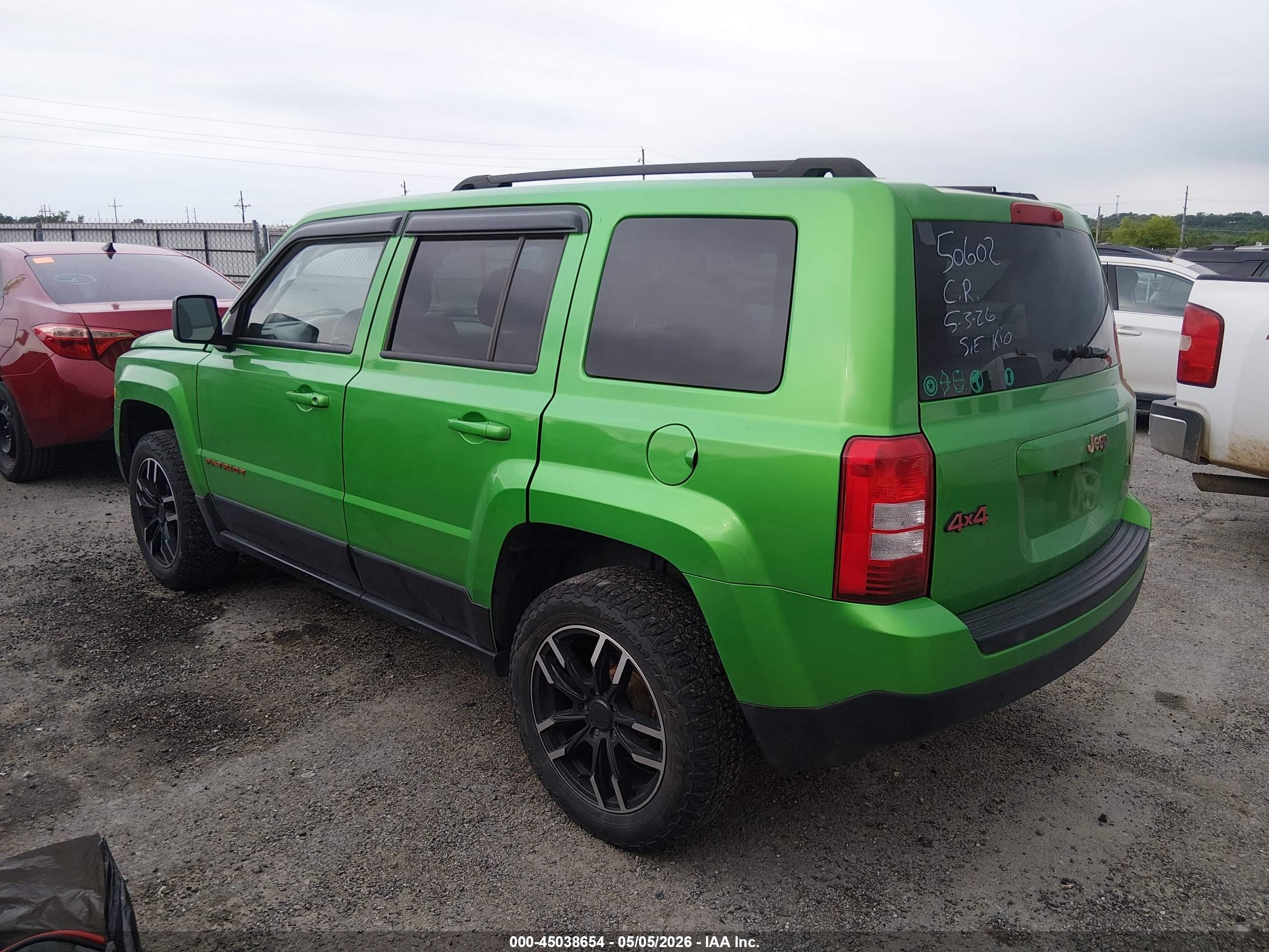 2015 Jeep Patriot Sport Green vin: 1C4NJRBB0FD102549