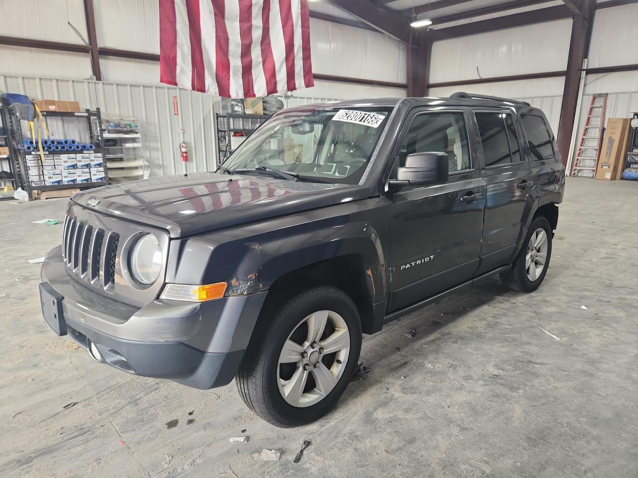 2015 Jeep Patriot Sport Gray vin: 1C4NJRBB0FD114393 Damage: Left Front Fender, Multiple Dents/Paint Damage, 2