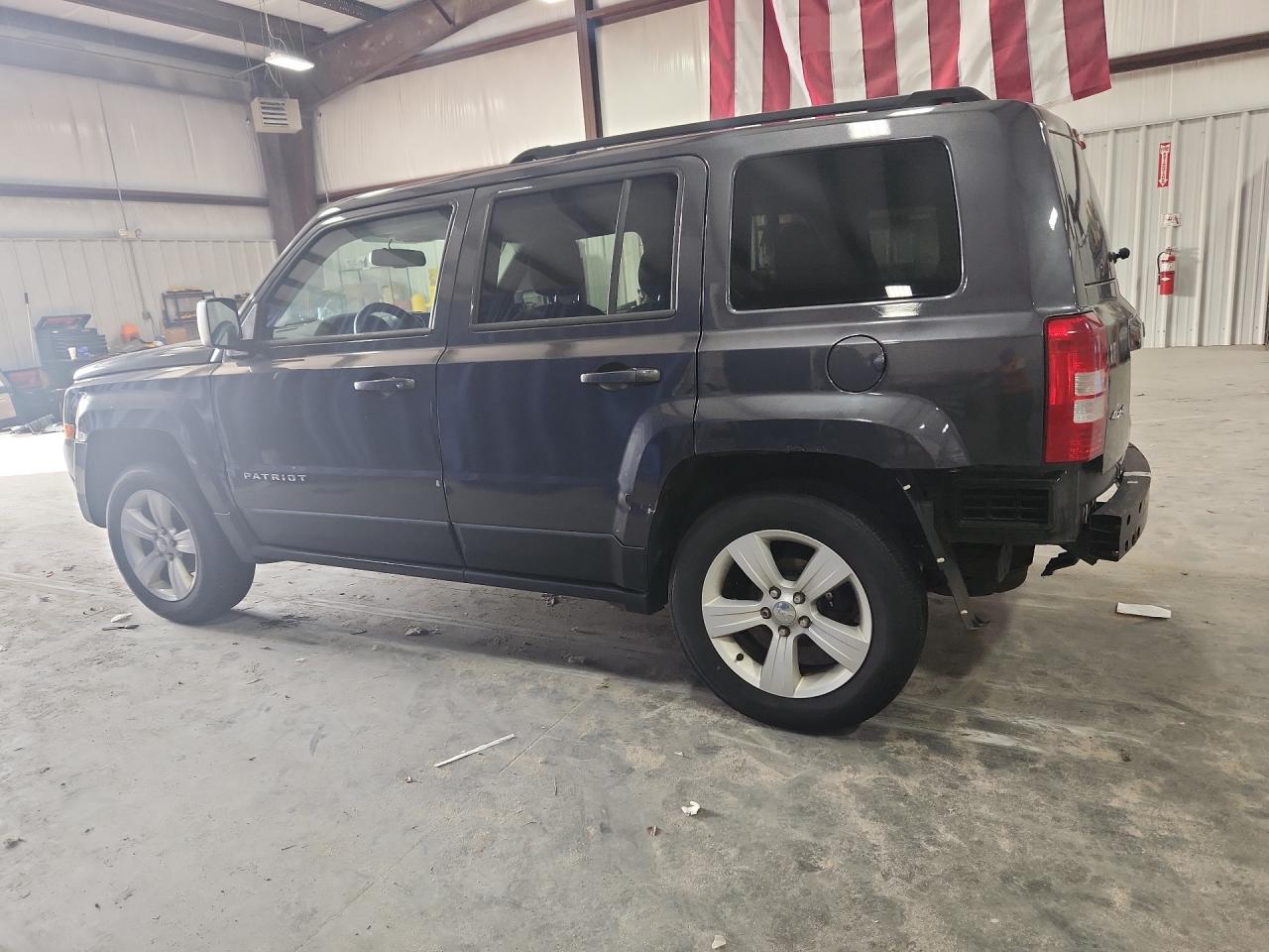 2015 Jeep Patriot Sport Gray vin: 1C4NJRBB0FD114393 Damage: Left Rear Door, Dent(S) W/ Paint Dmg, 2 To 3 Inches