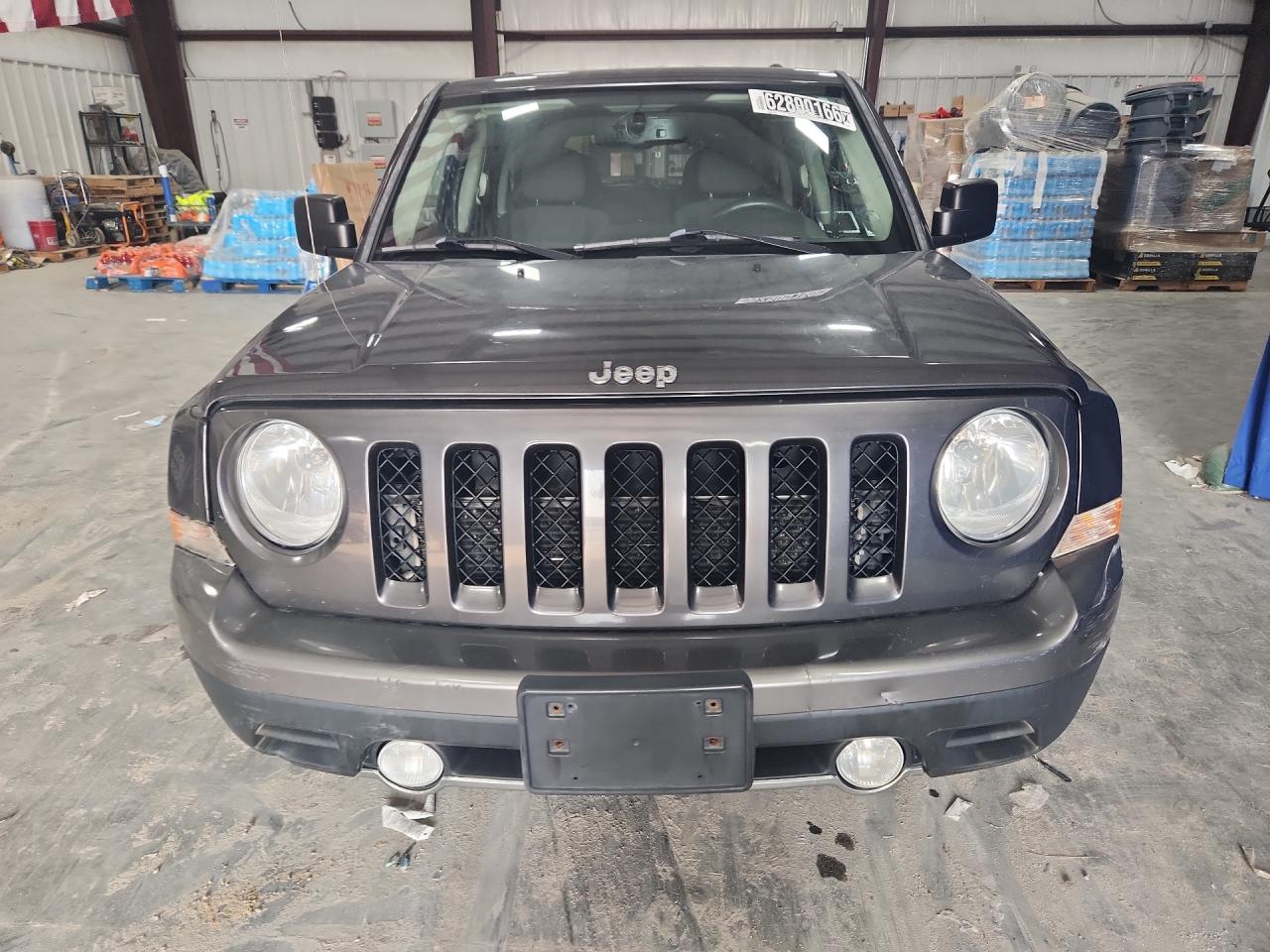2015 Jeep Patriot Sport Gray vin: 1C4NJRBB0FD114393 Damage: Front Bumper, Dent(S) W/ Paint Dmg, 3 To 4 Inches