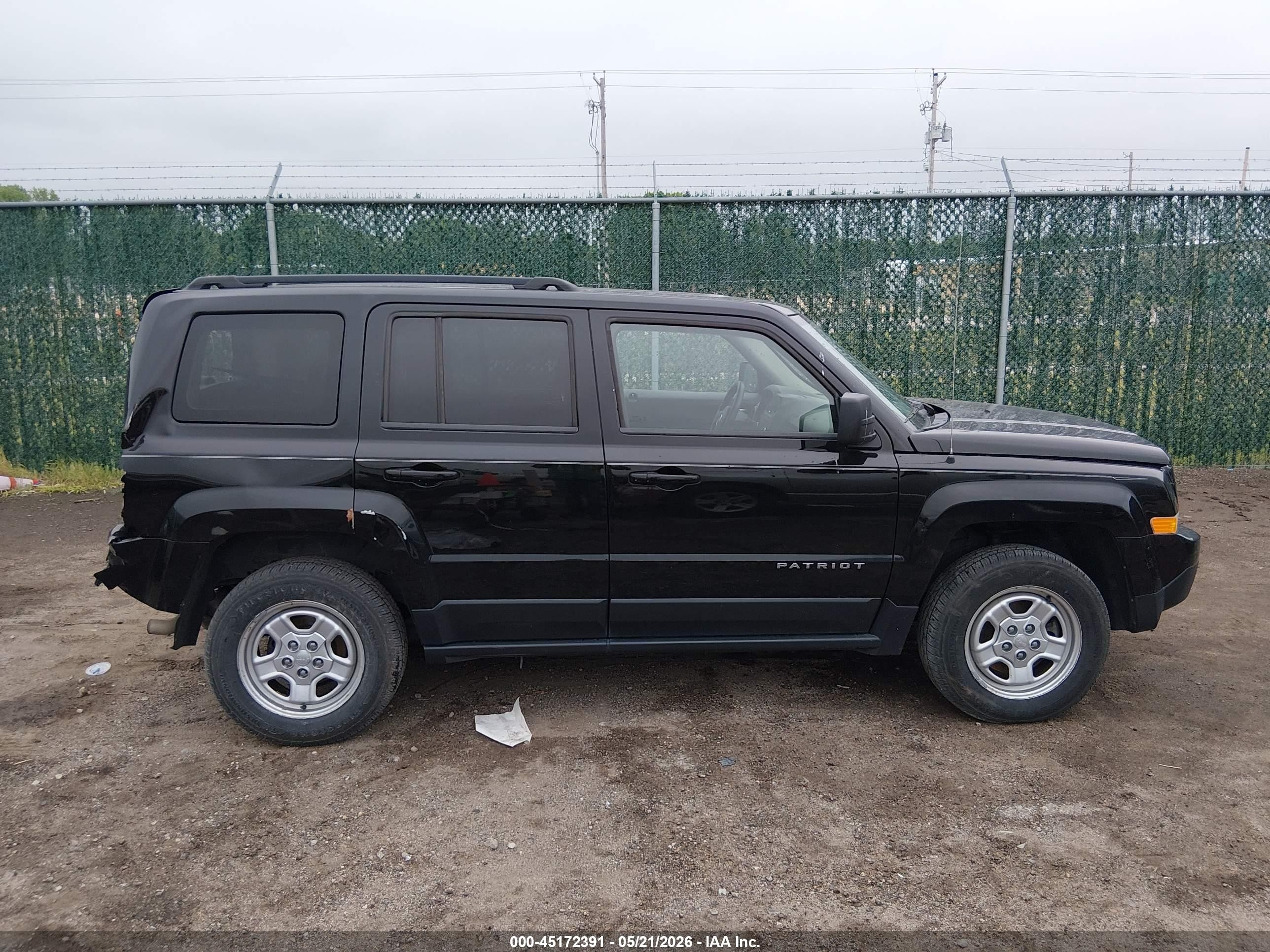 2015 Jeep Patriot Sport Black vin: 1C4NJRBB0FD279795