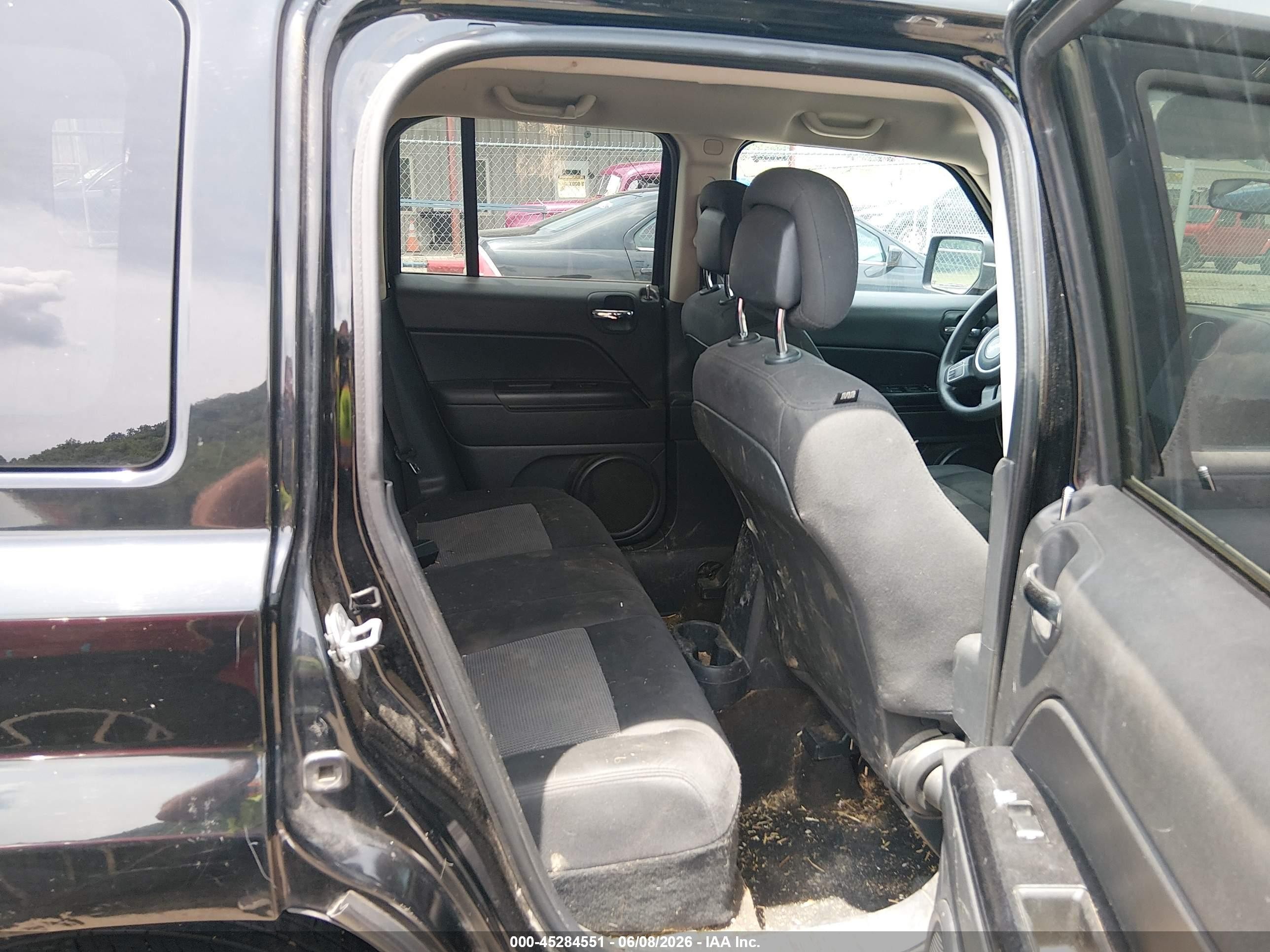 2013 Jeep Patriot Sport Black vin: 1C4NJRBB1DD271704