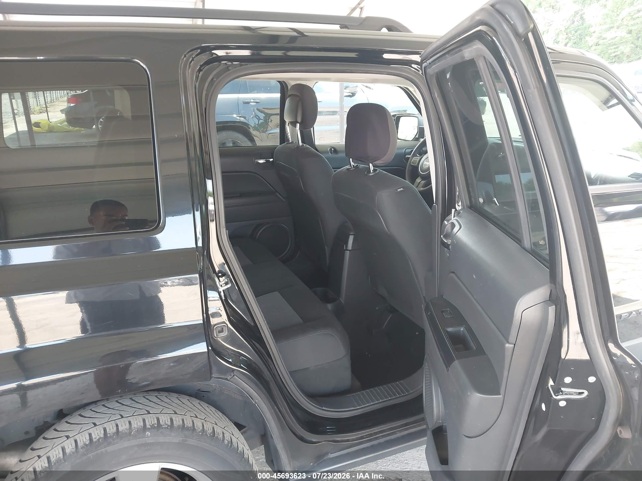 2014 Jeep Patriot Sport Black vin: 1C4NJRBB1ED773890