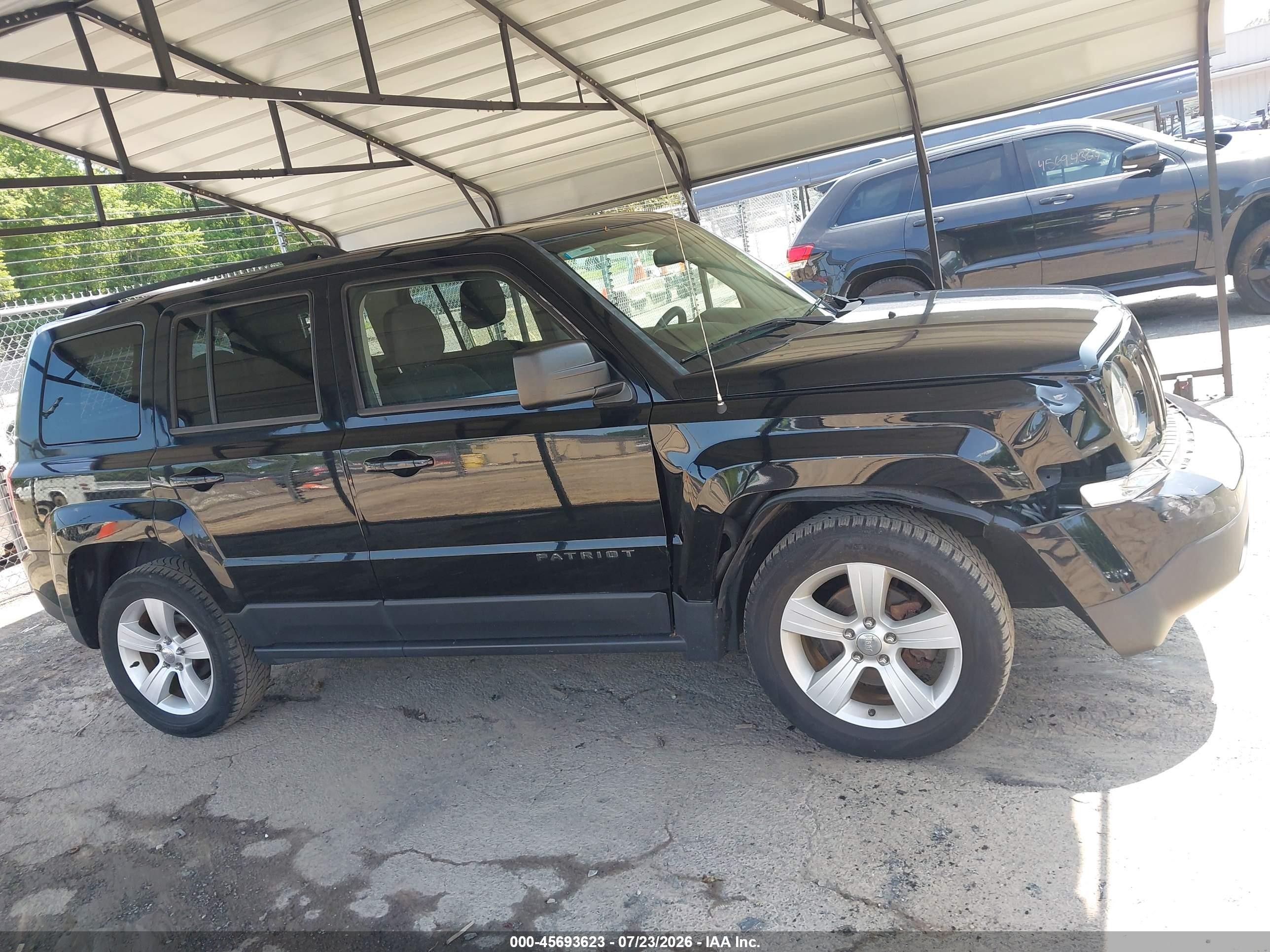 2014 Jeep Patriot Sport Black vin: 1C4NJRBB1ED773890