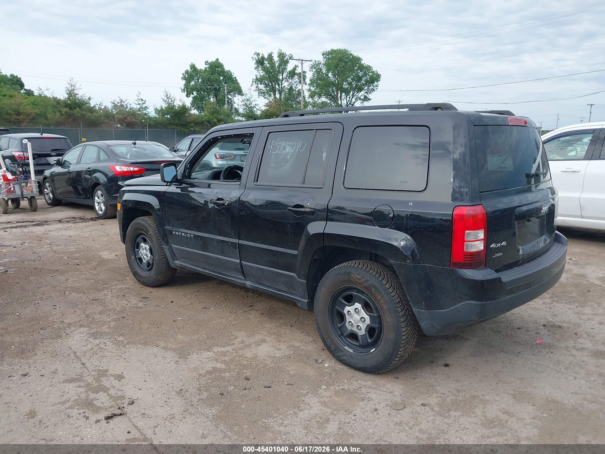 2014 Jeep Patriot Sport Black vin: 1C4NJRBB1ED841038