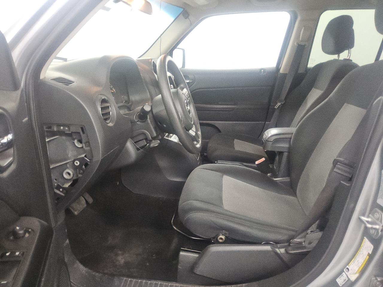 2015 Jeep Patriot Sport Gray vin: 1C4NJRBB1FD215734 Damage: Left Front Seat Molding, Misaligned, Repair Required