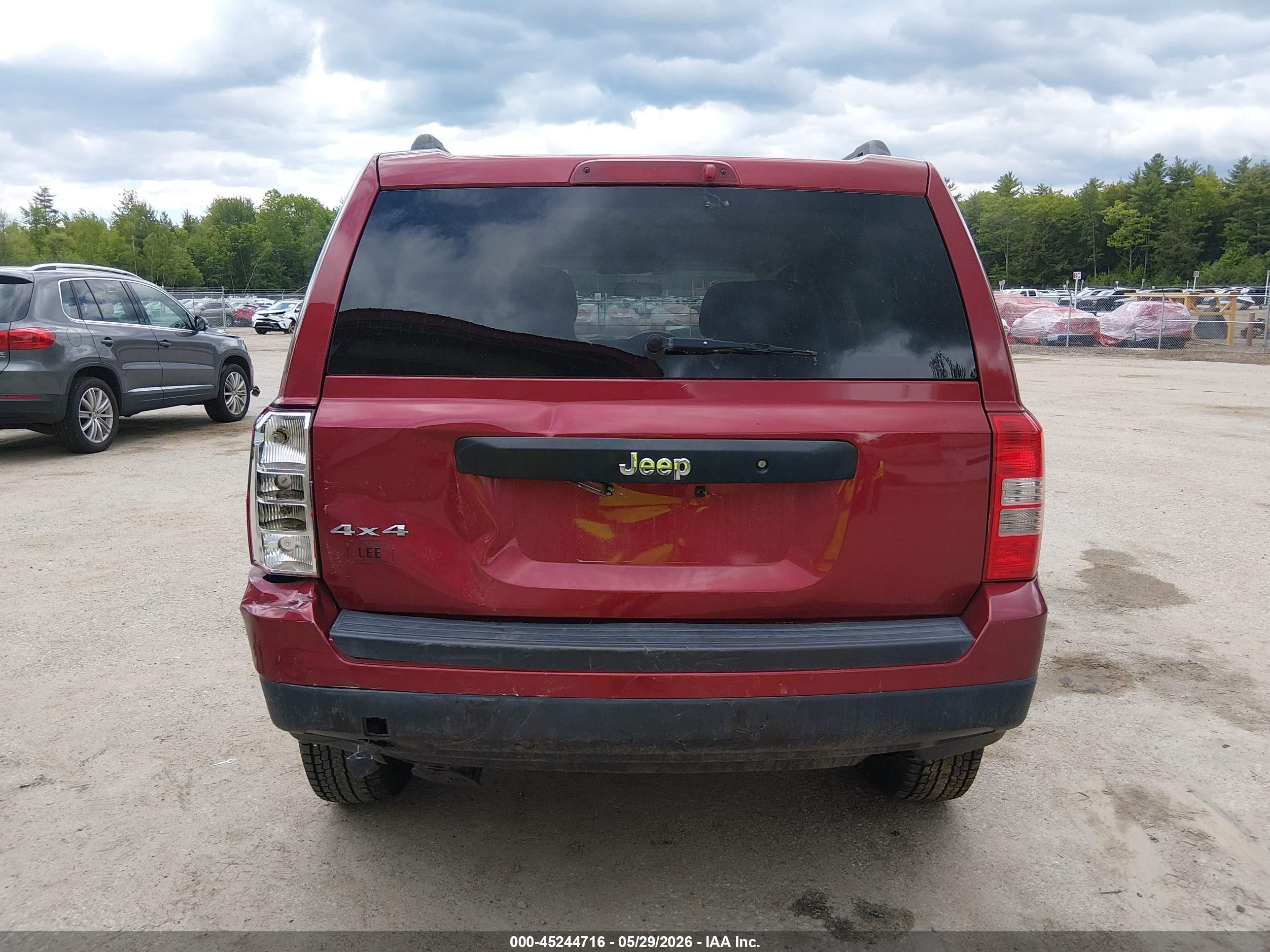 2015 Jeep Patriot Sport Красный vin: 1C4NJRBB1FD244876
