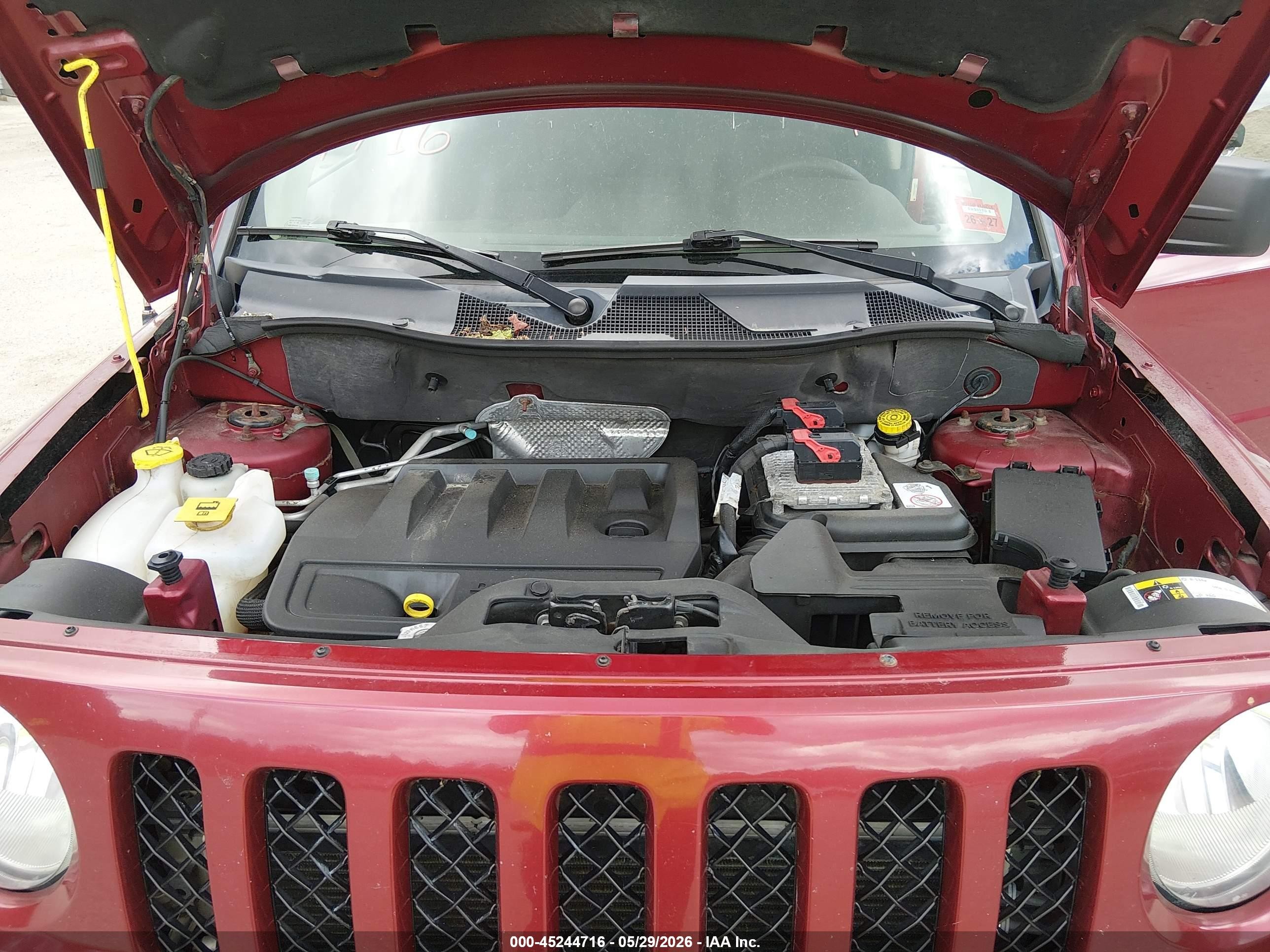 2015 Jeep Patriot Sport Красный vin: 1C4NJRBB1FD244876