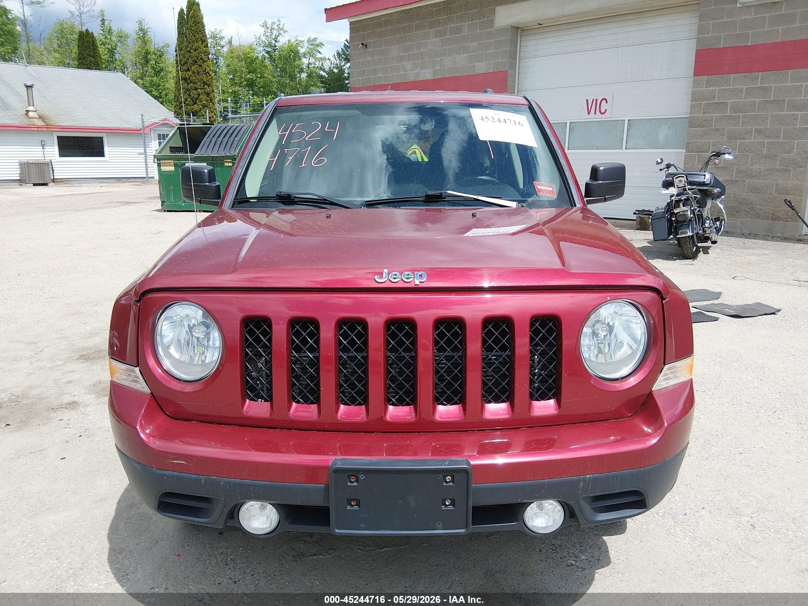 2015 Jeep Patriot Sport Красный vin: 1C4NJRBB1FD244876