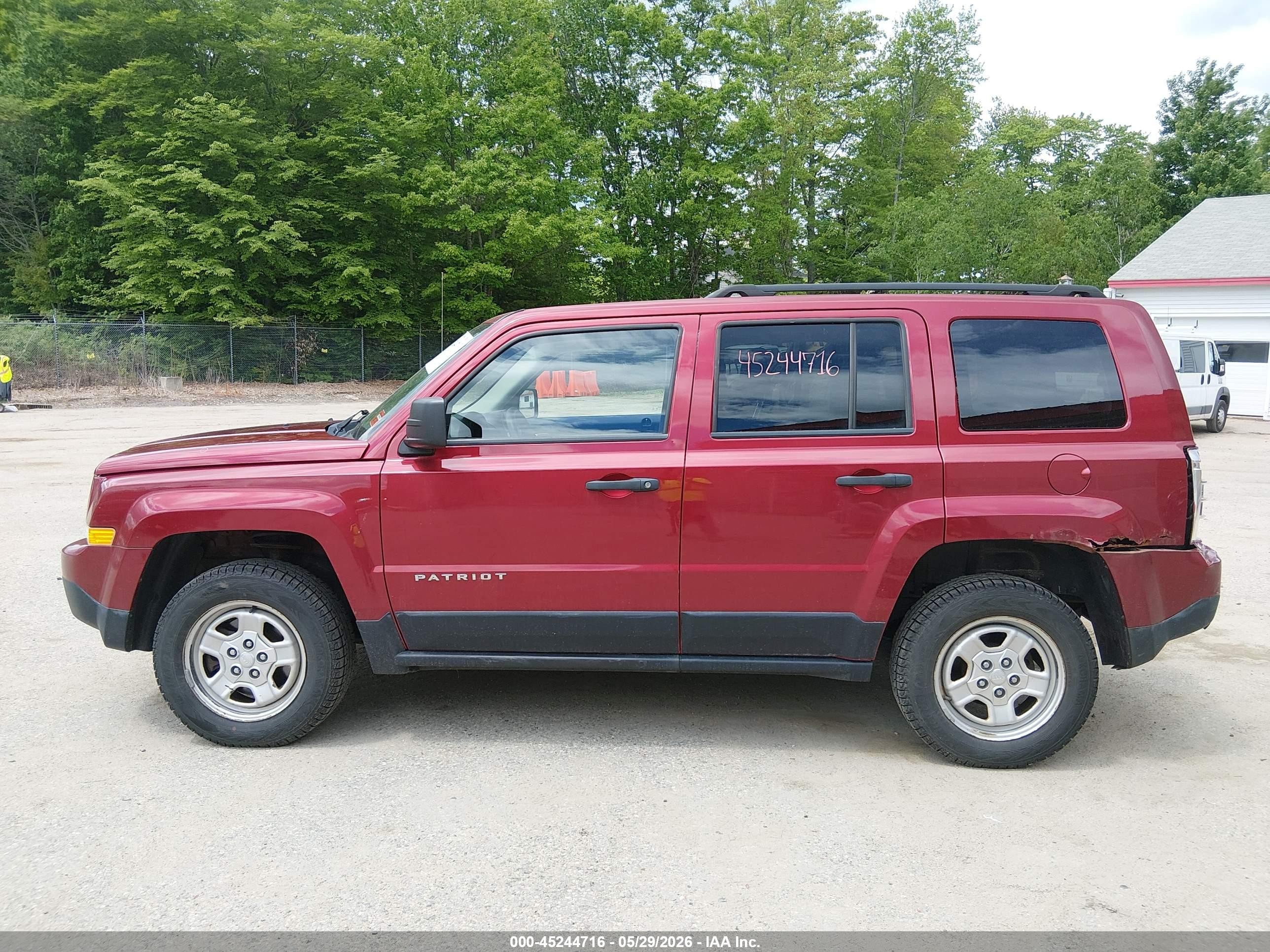 2015 Jeep Patriot Sport Красный vin: 1C4NJRBB1FD244876