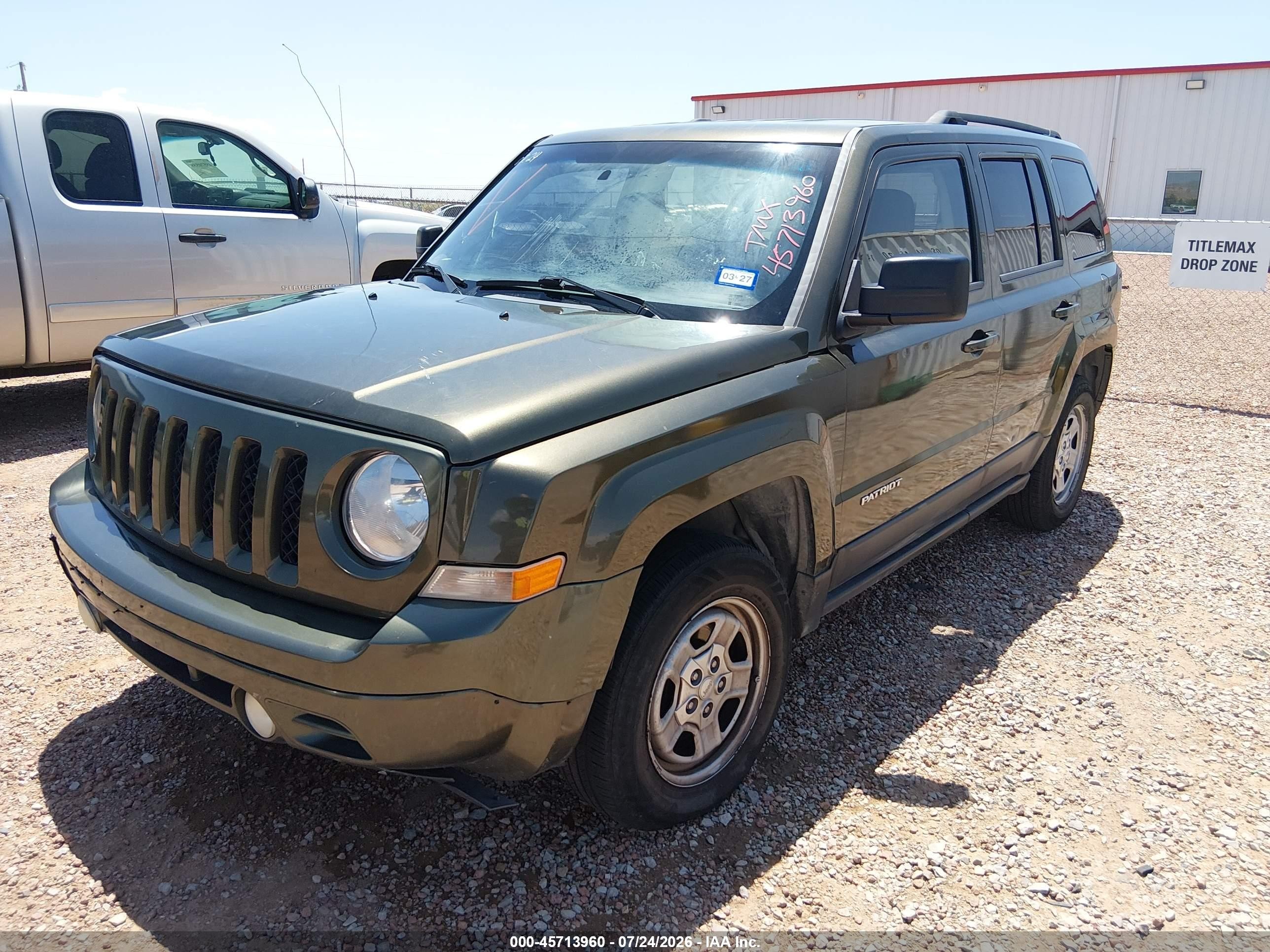 2015 Jeep Patriot Sport Green vin: 1C4NJRBB1FD279739
