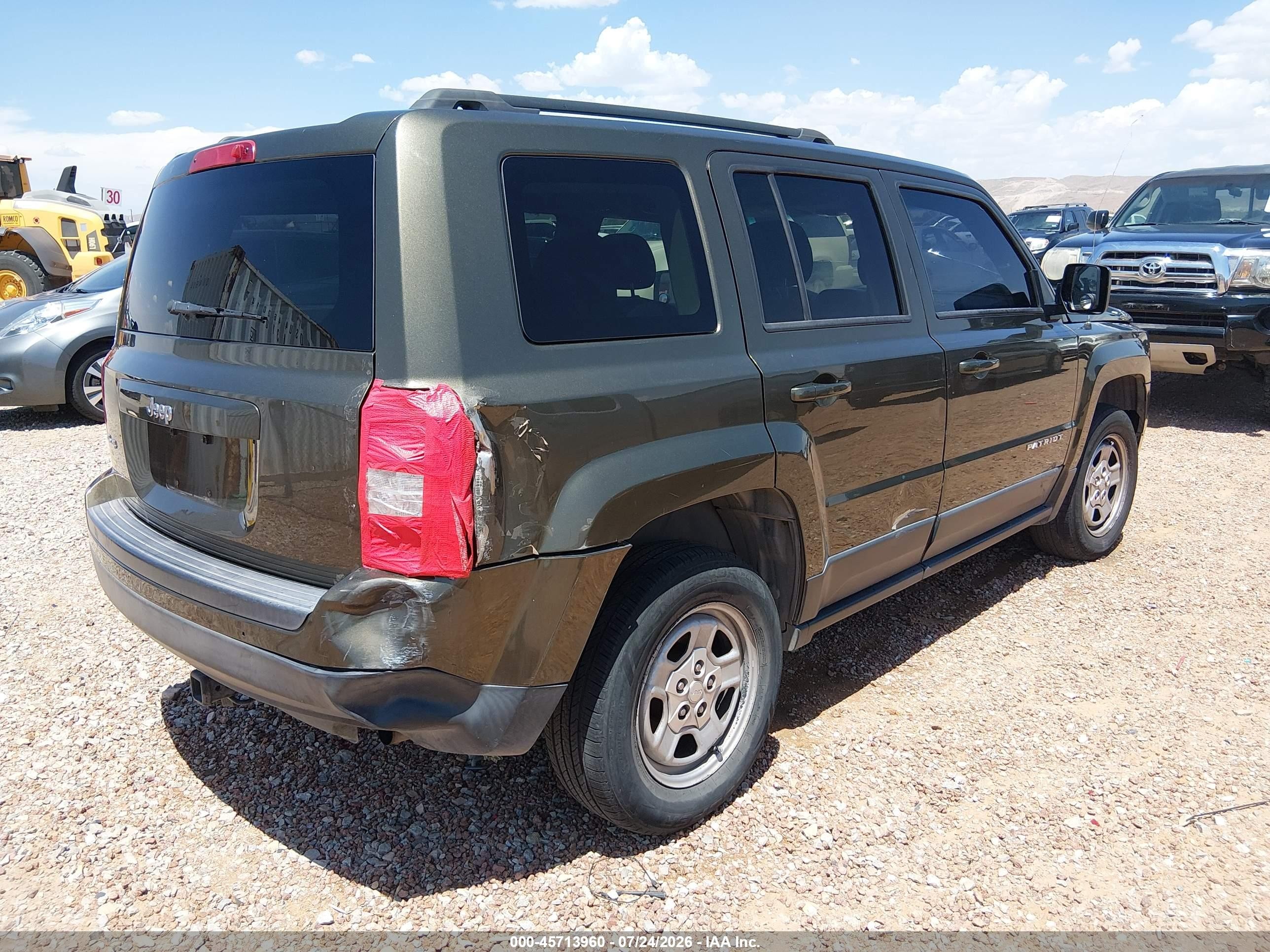 2015 Jeep Patriot Sport Green vin: 1C4NJRBB1FD279739