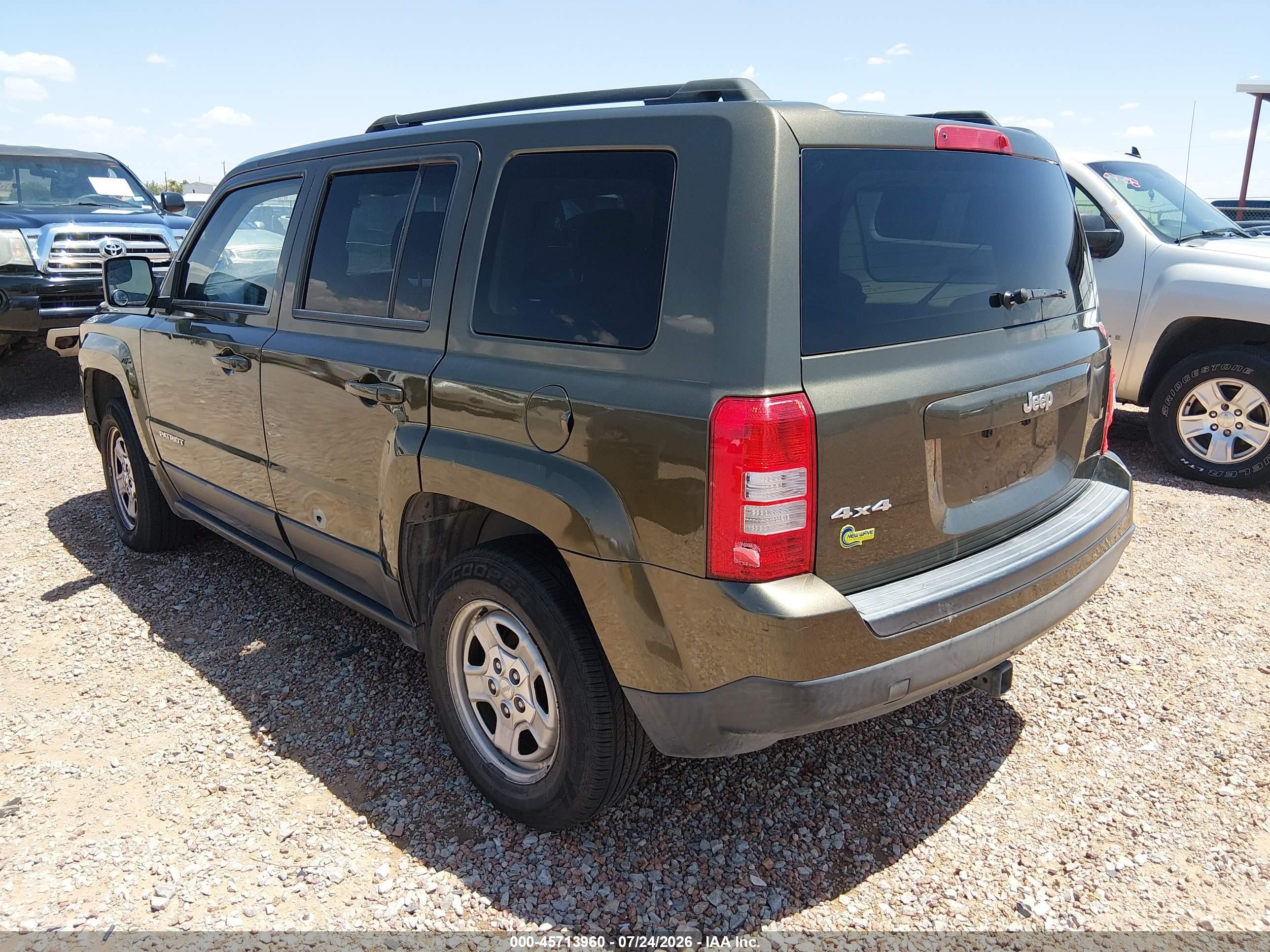 2015 Jeep Patriot Sport Green vin: 1C4NJRBB1FD279739