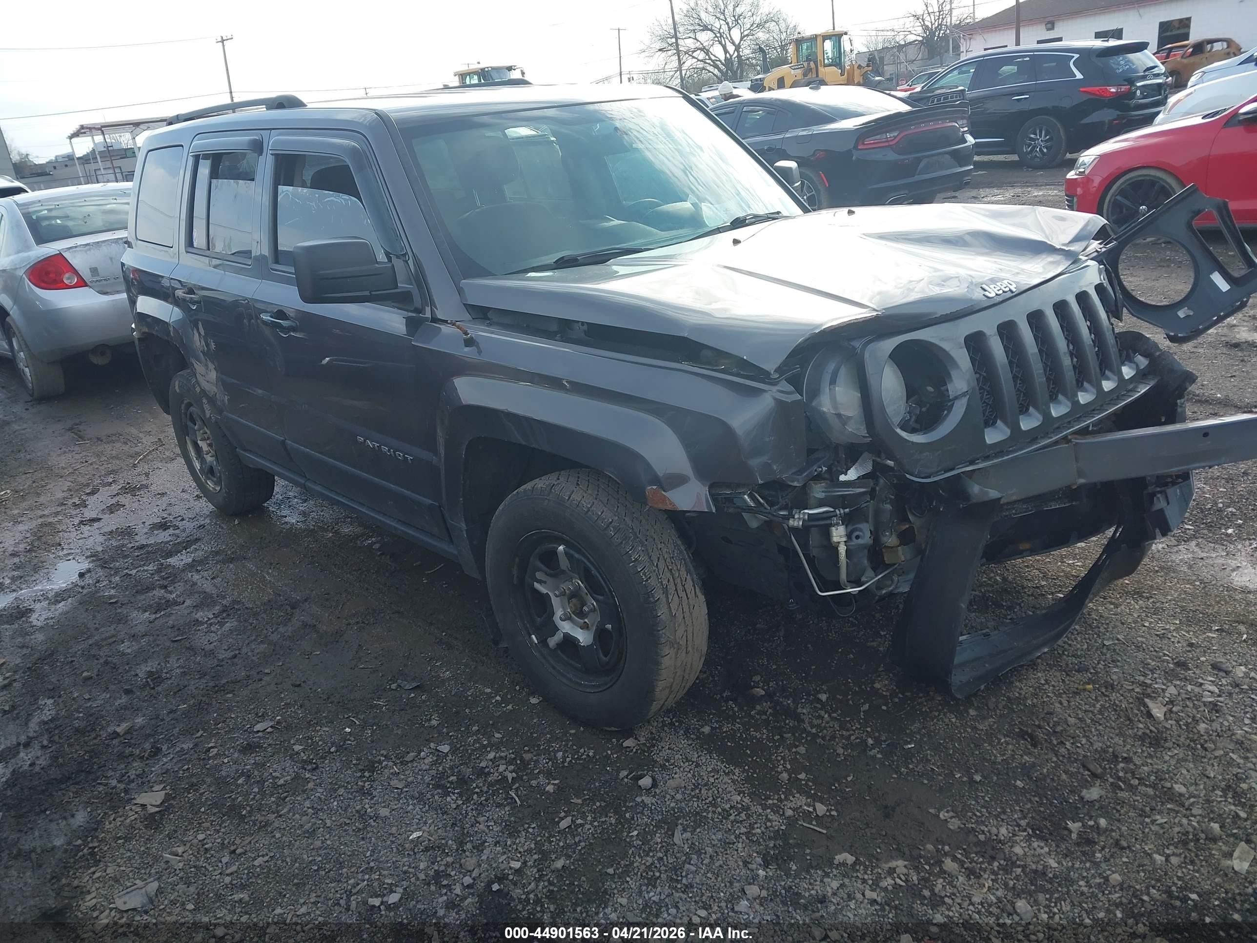 2015 Jeep Patriot Sport Gray vin: 1C4NJRBB1FD331998