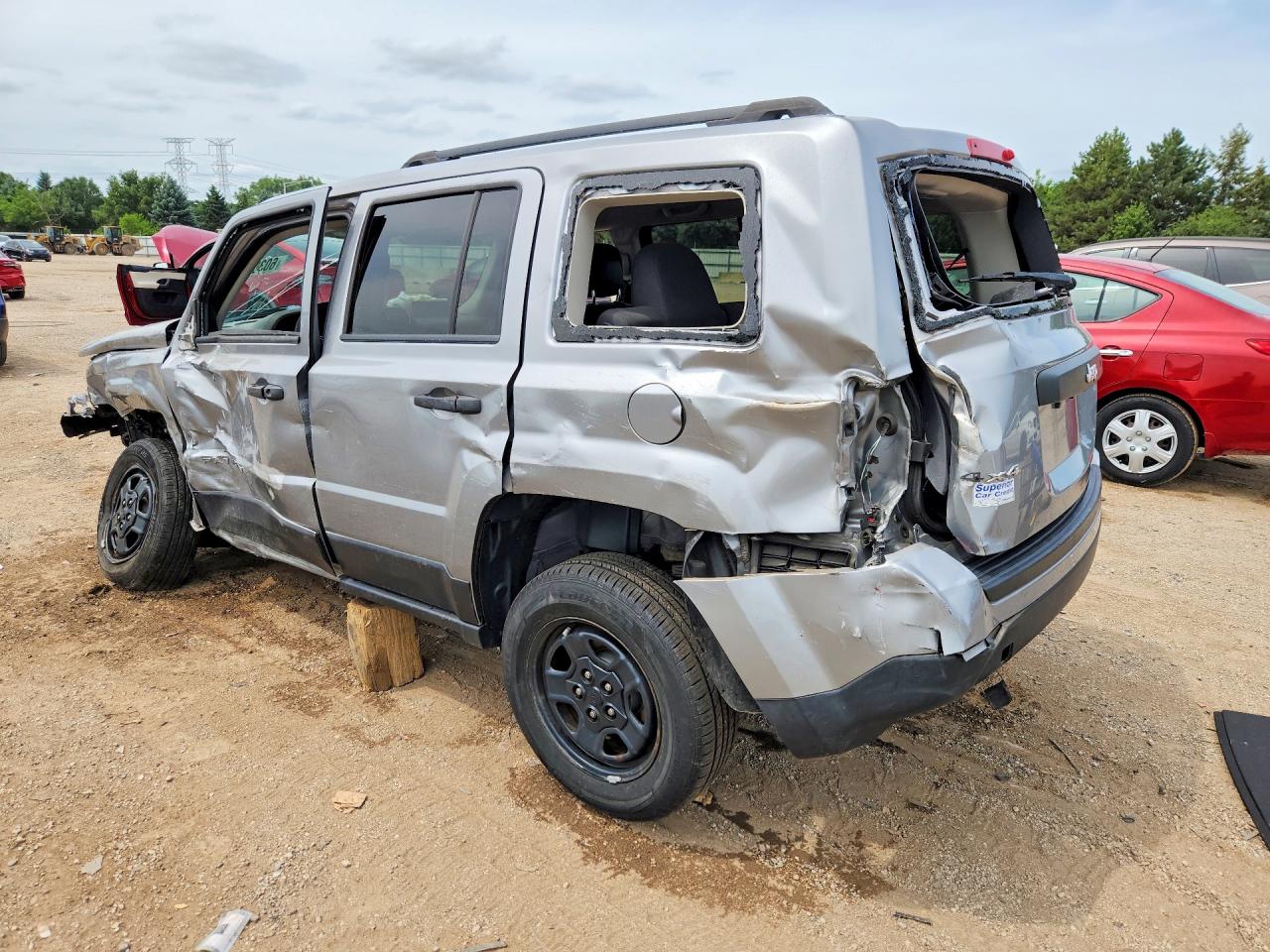 2016 Jeep Patriot Sport Silver vin: 1C4NJRBB1GD752816