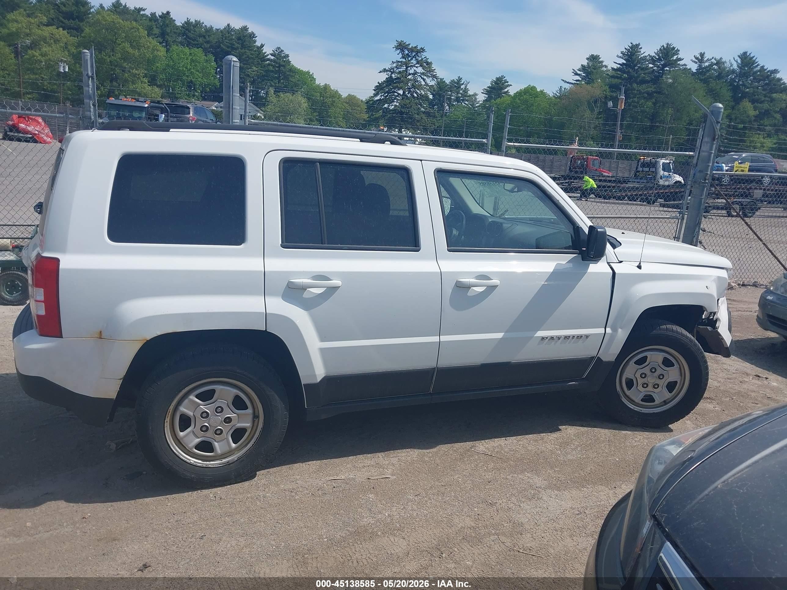 2017 Jeep Patriot Sport 4x4 Белый vin: 1C4NJRBB1HD164688