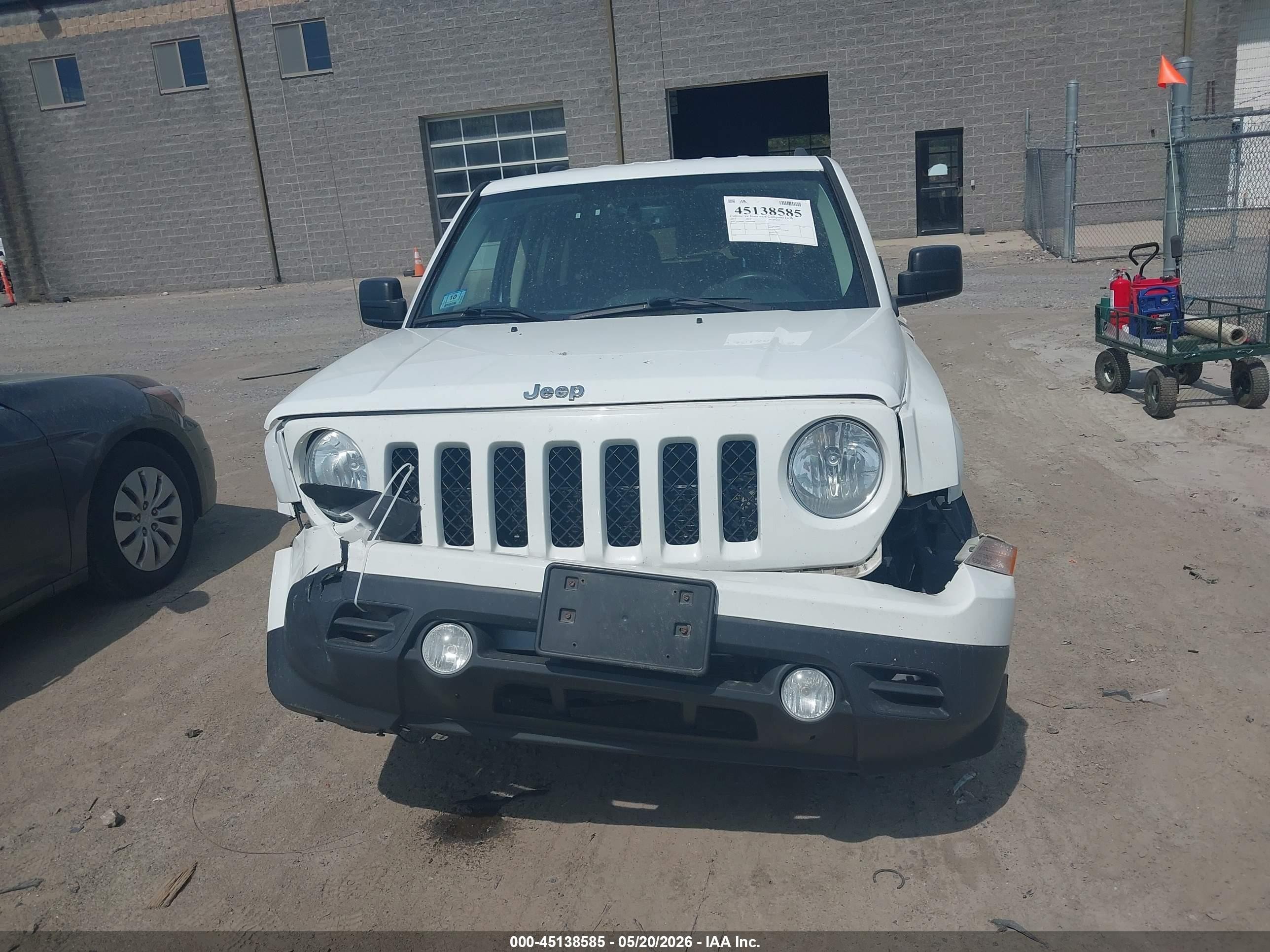 2017 Jeep Patriot Sport 4x4 Белый vin: 1C4NJRBB1HD164688