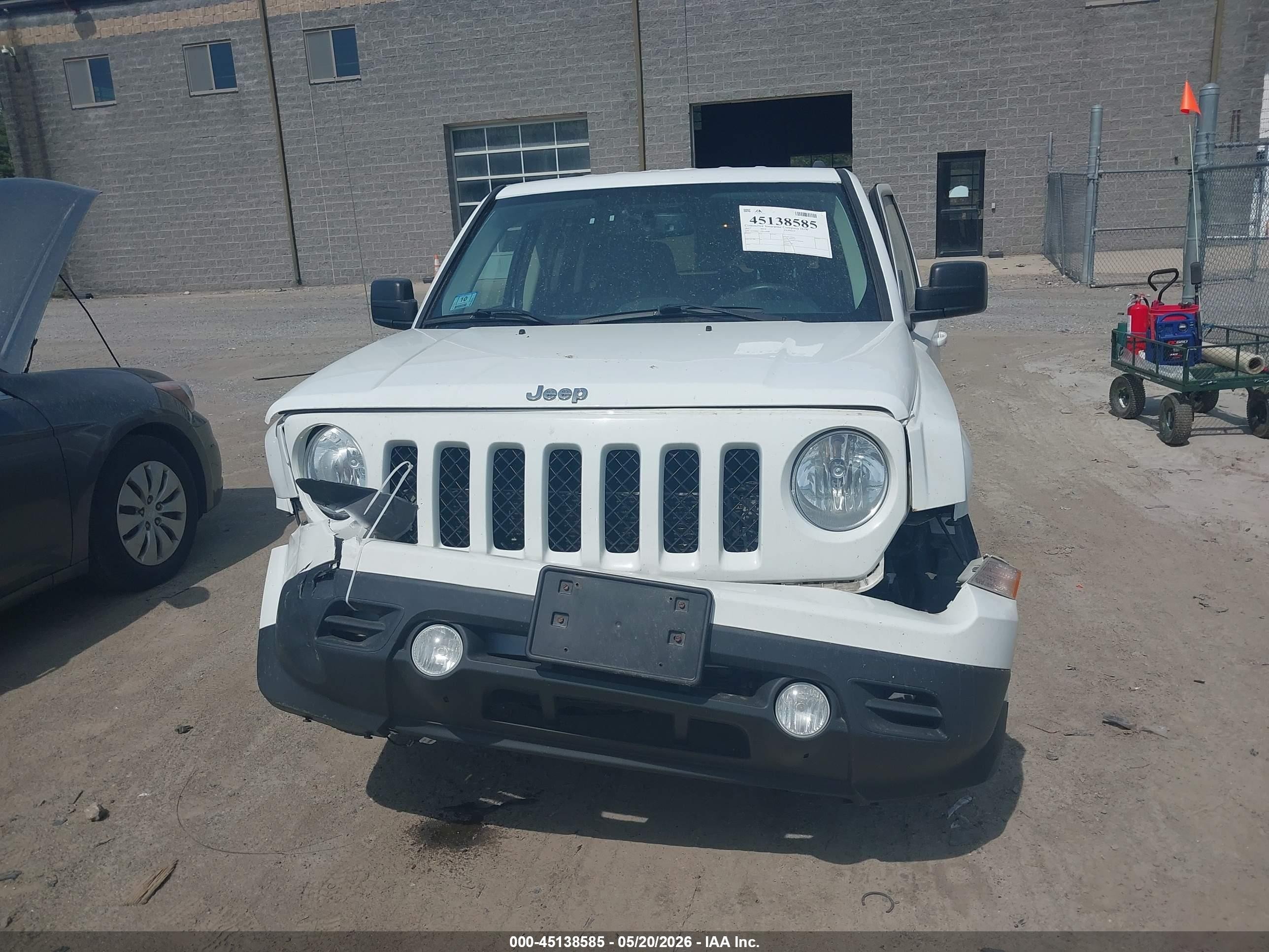 2017 Jeep Patriot Sport 4x4 Белый vin: 1C4NJRBB1HD164688