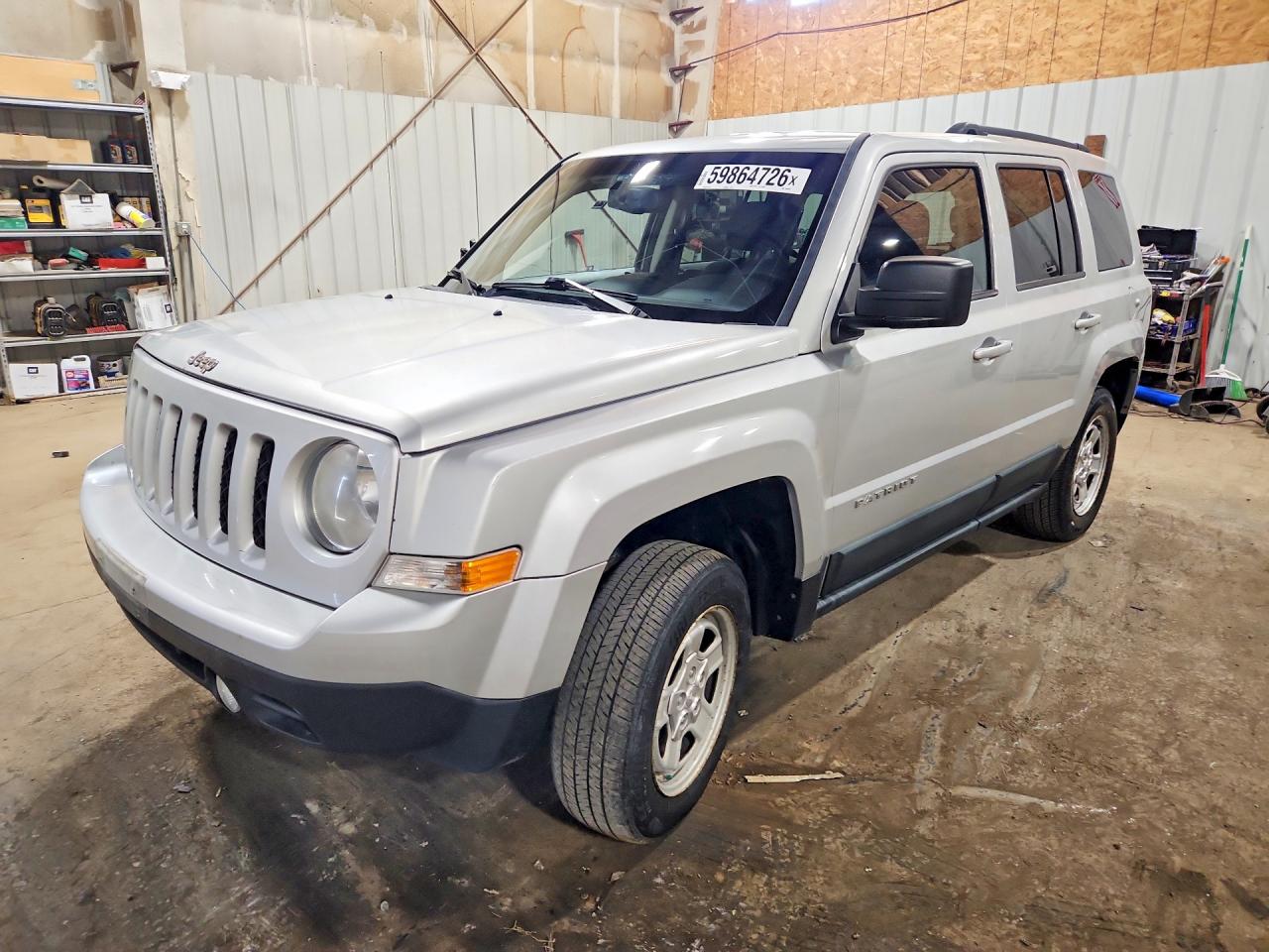 2012 Jeep Patriot Sport Silver vin: 1C4NJRBB2CD506920