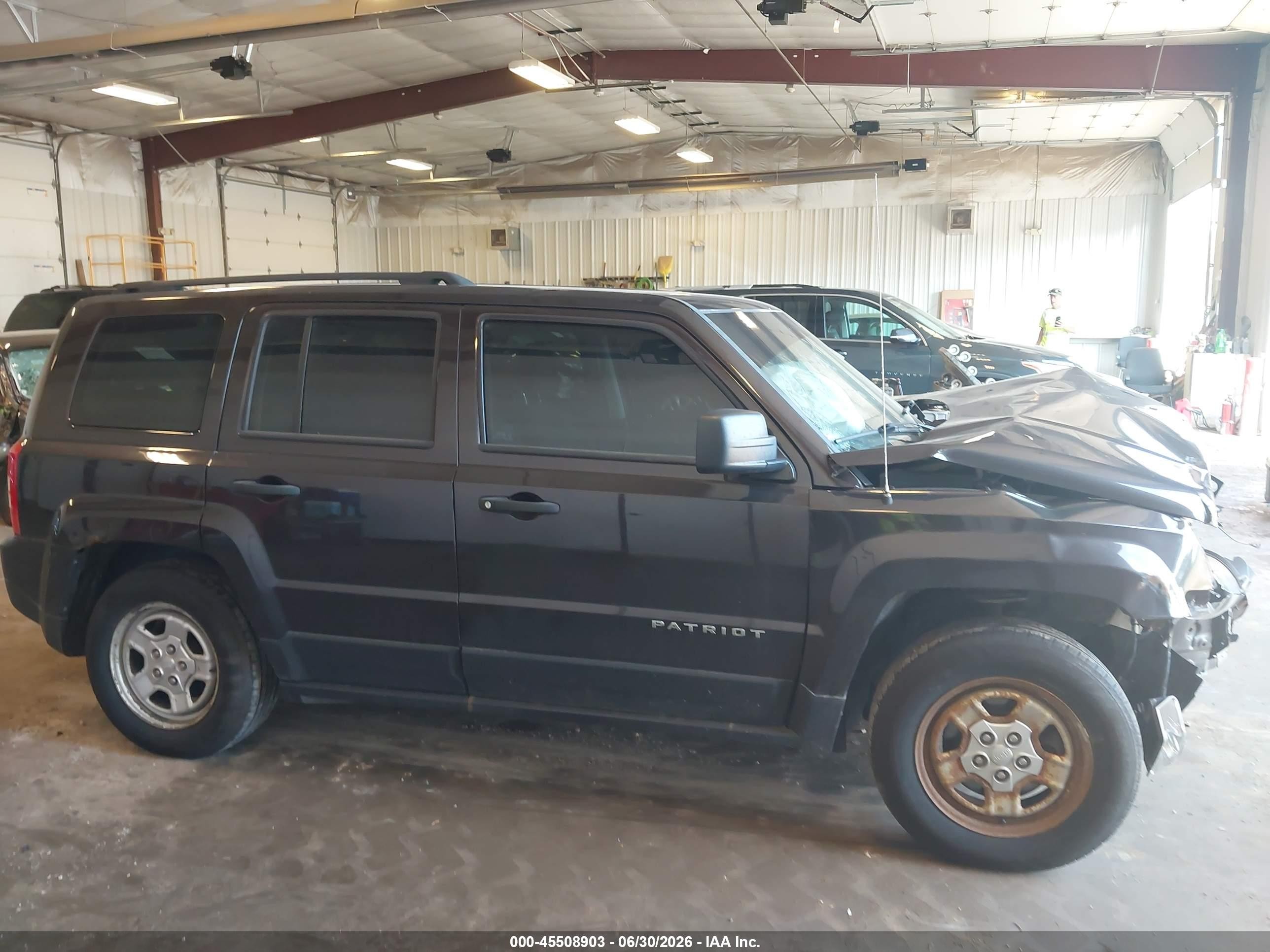 2014 Jeep Patriot Sport Black vin: 1C4NJRBB2ED688296