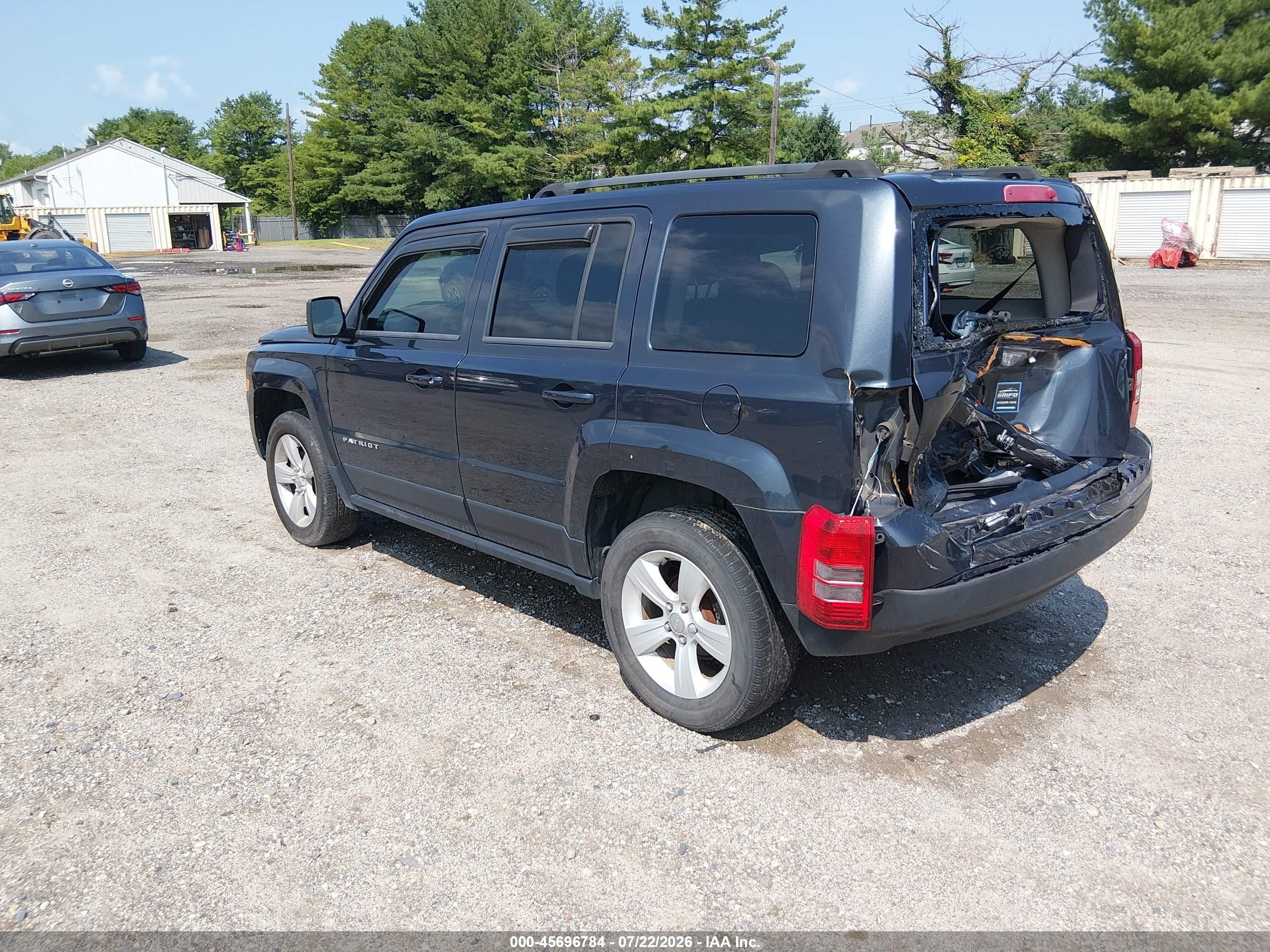 2014 Jeep Patriot Sport Dark Blue vin: 1C4NJRBB2ED765989