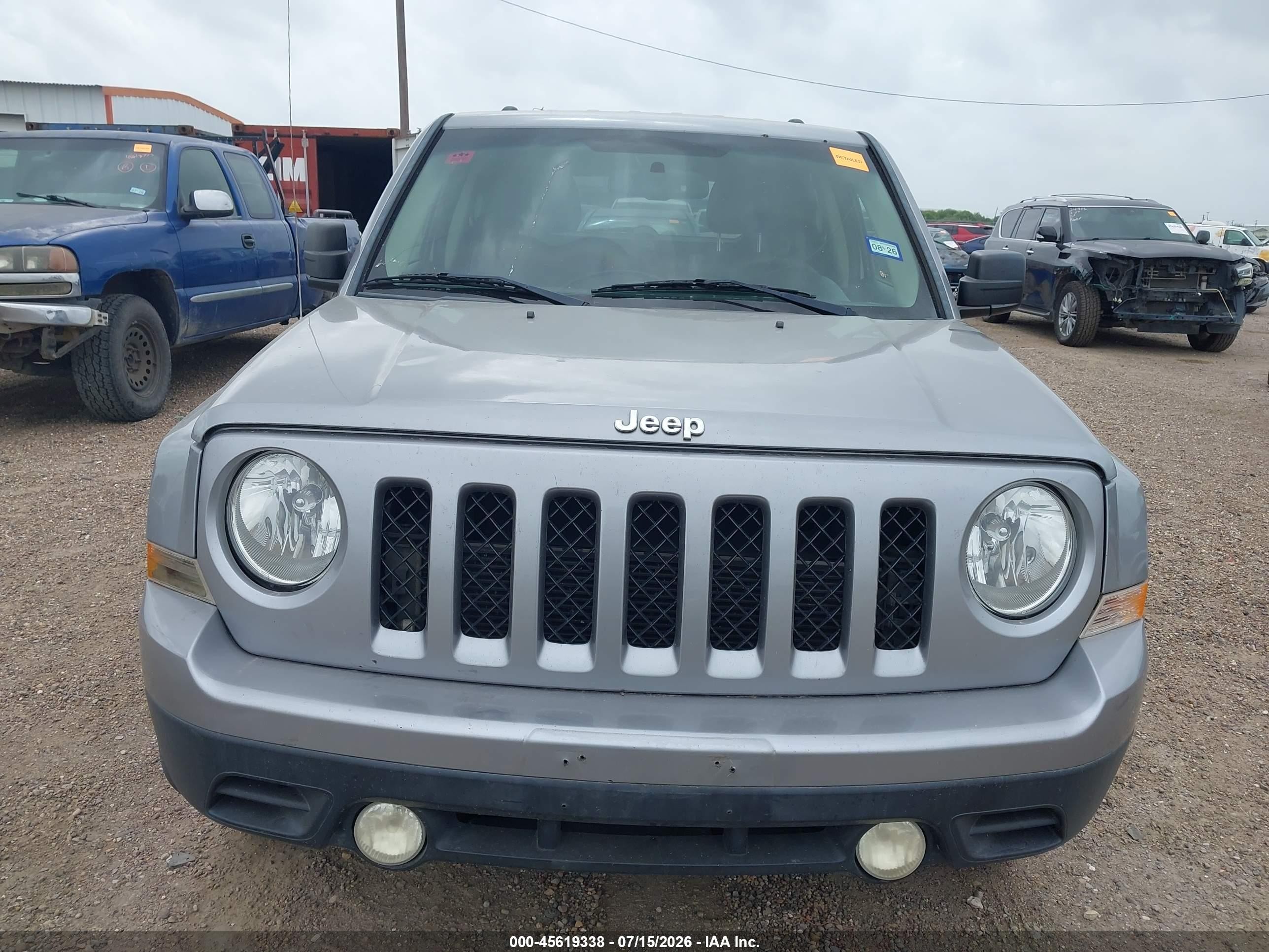 2015 Jeep Patriot Sport Silver vin: 1C4NJRBB2FD317558