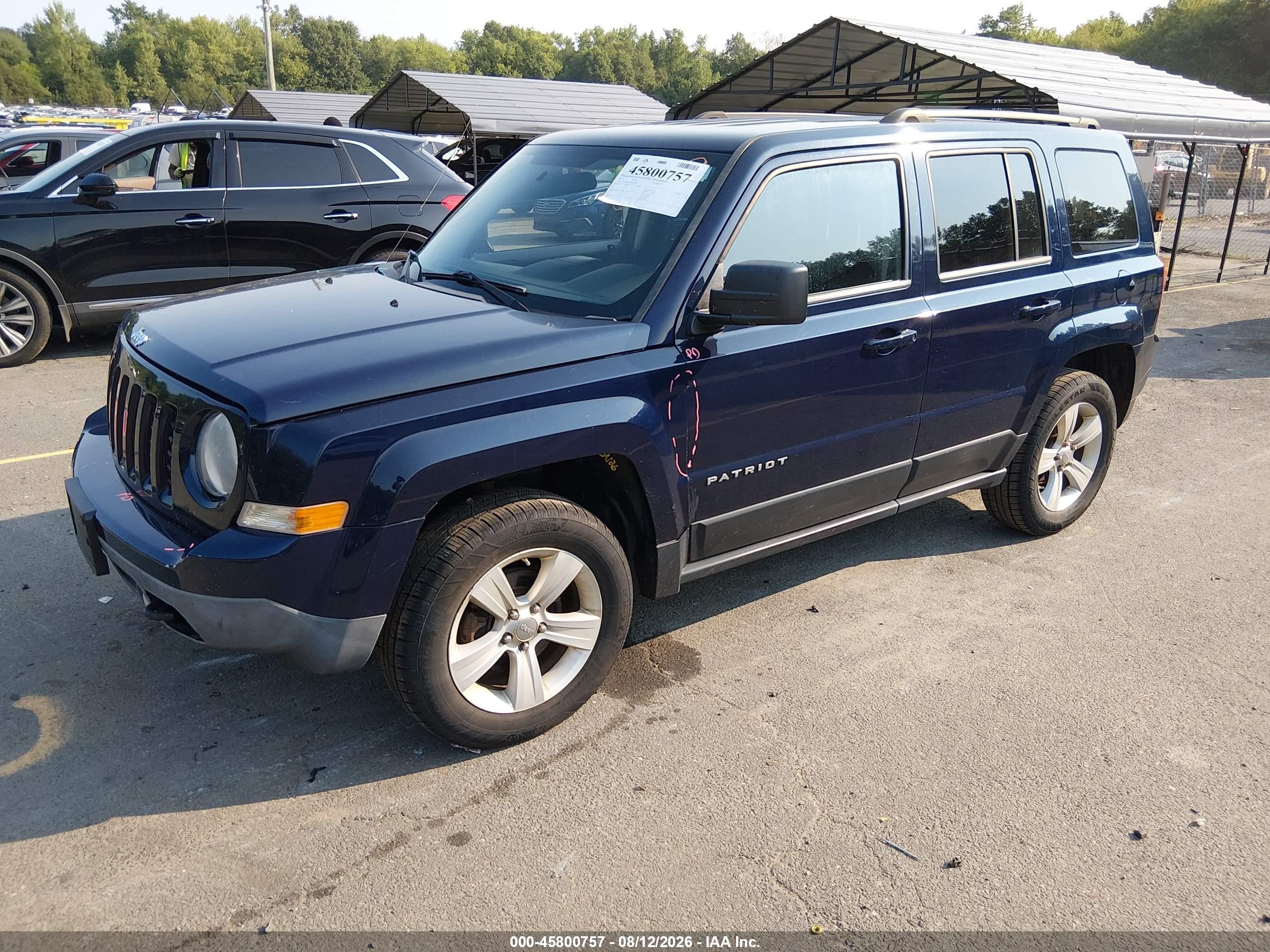 2013 Jeep Patriot Sport Dark Blue vin: 1C4NJRBB3DD119200