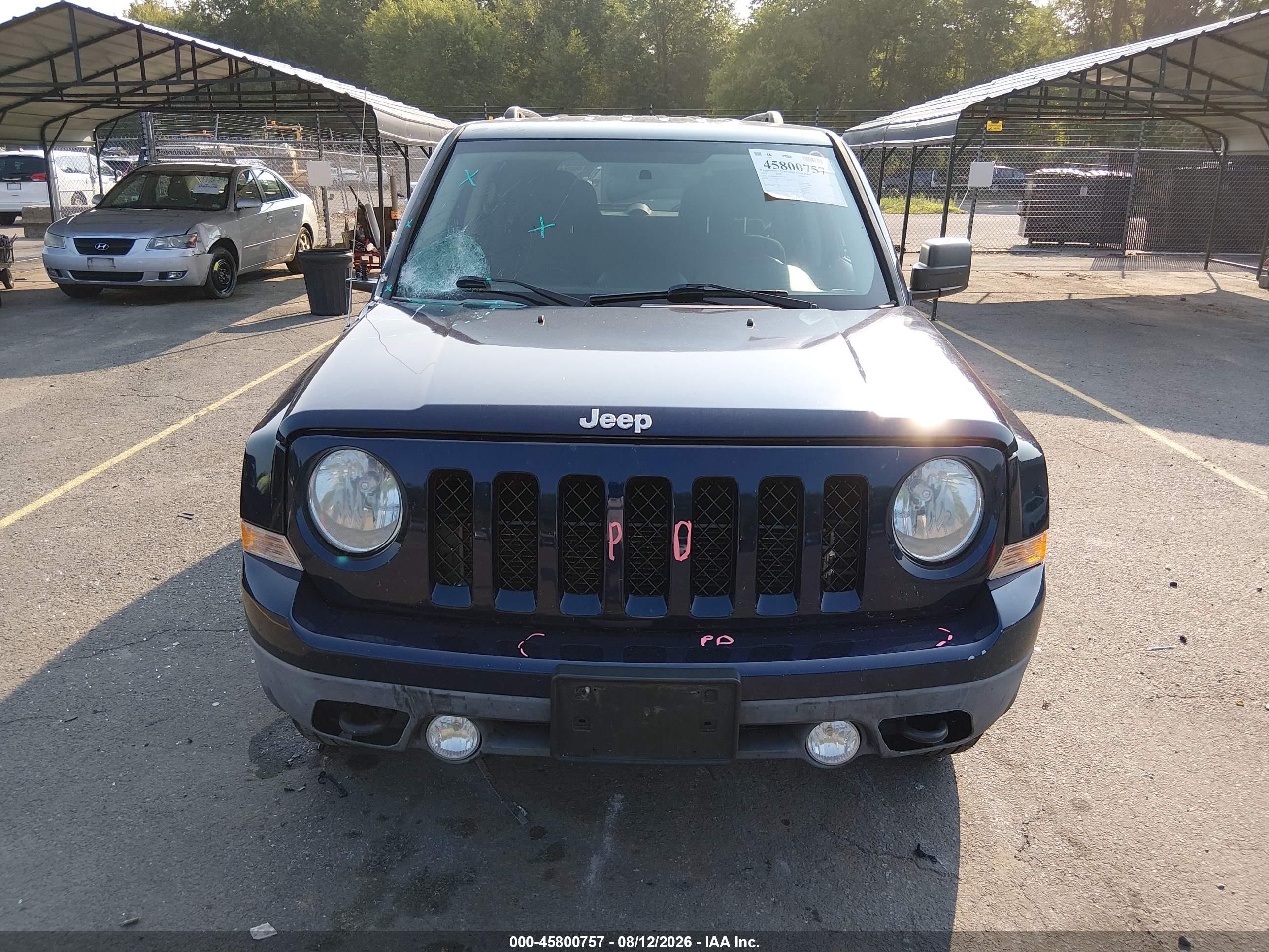 2013 Jeep Patriot Sport Dark Blue vin: 1C4NJRBB3DD119200