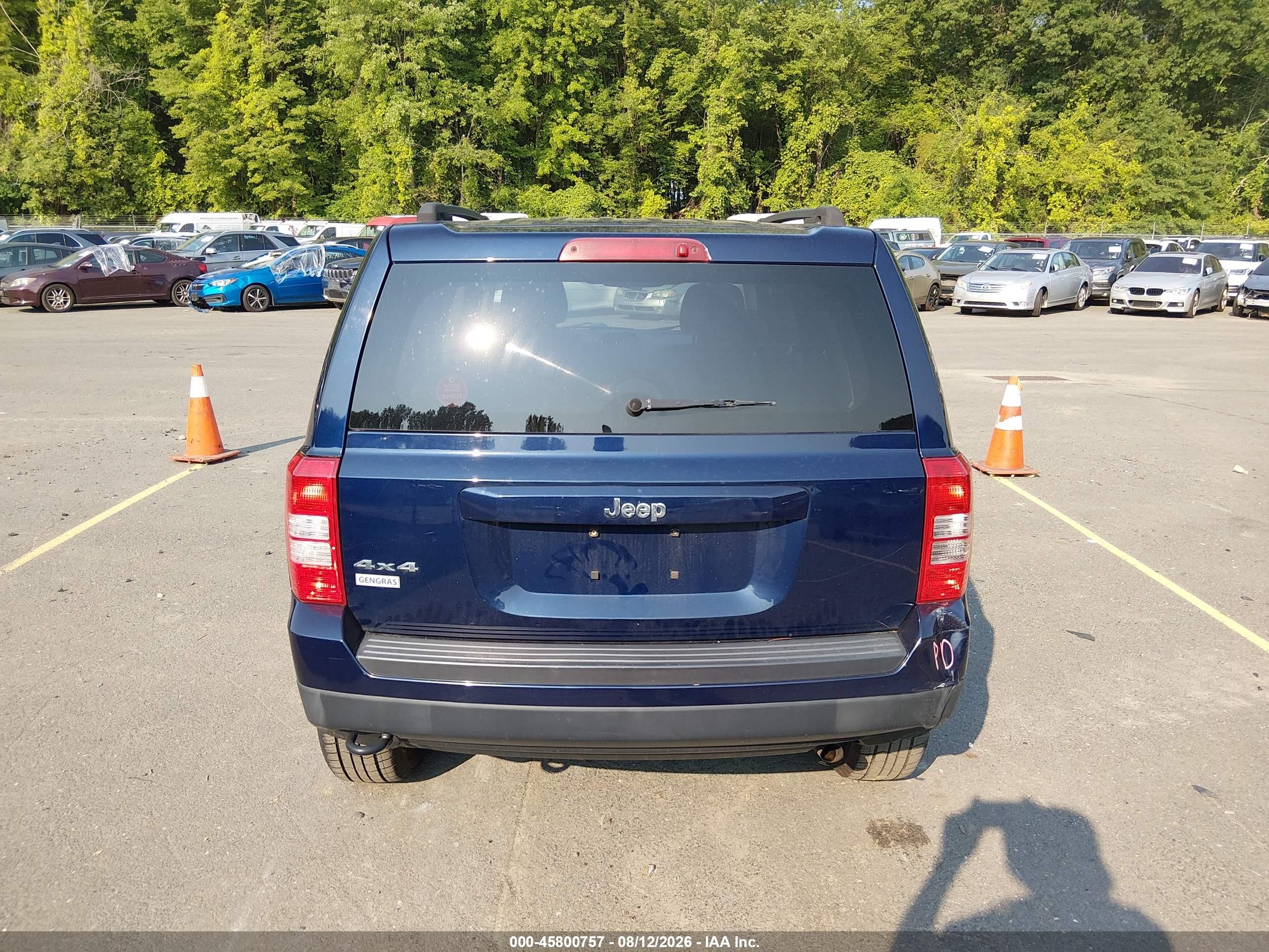 2013 Jeep Patriot Sport Dark Blue vin: 1C4NJRBB3DD119200