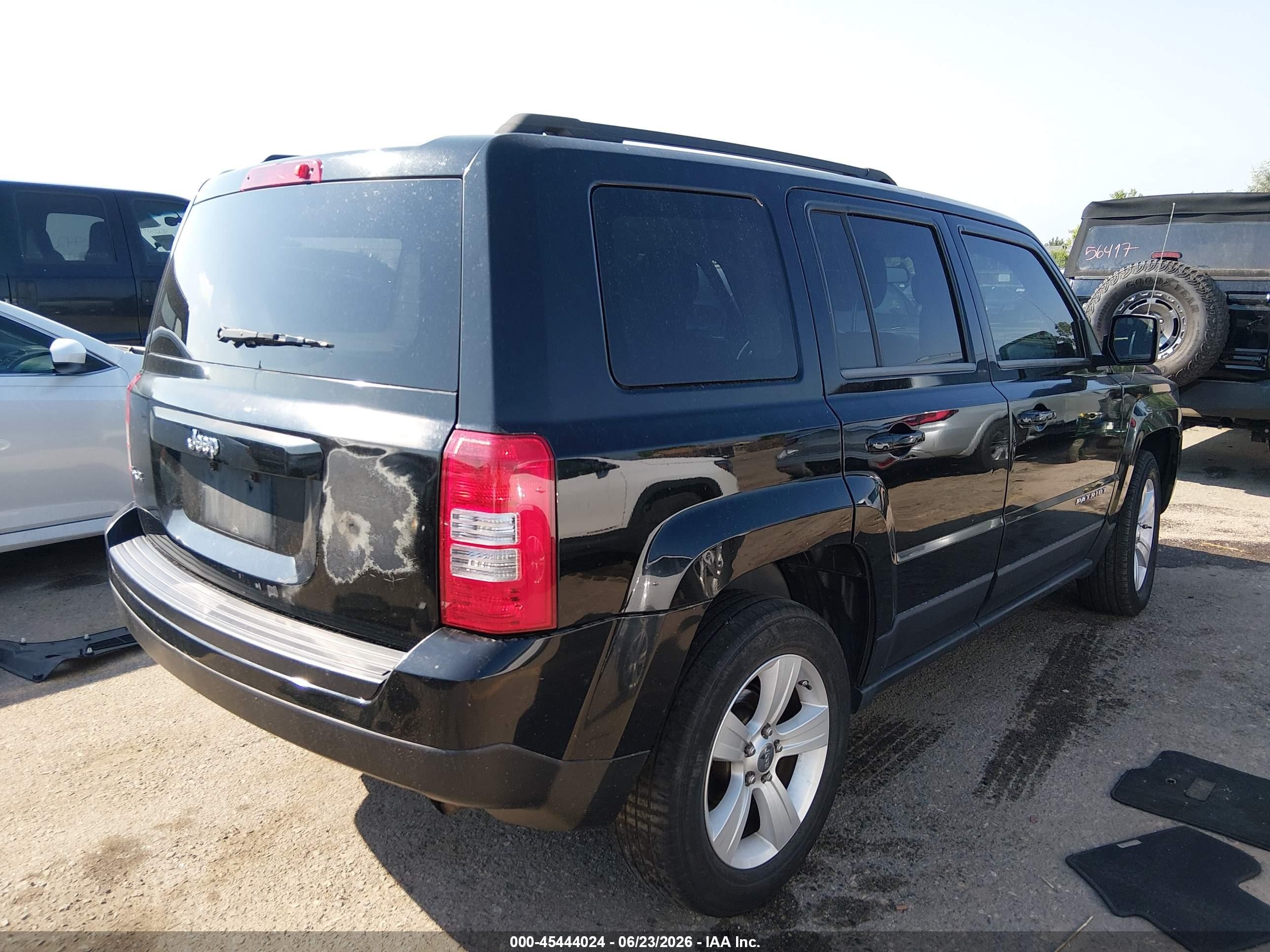 2013 Jeep Patriot Sport Black vin: 1C4NJRBB3DD262793