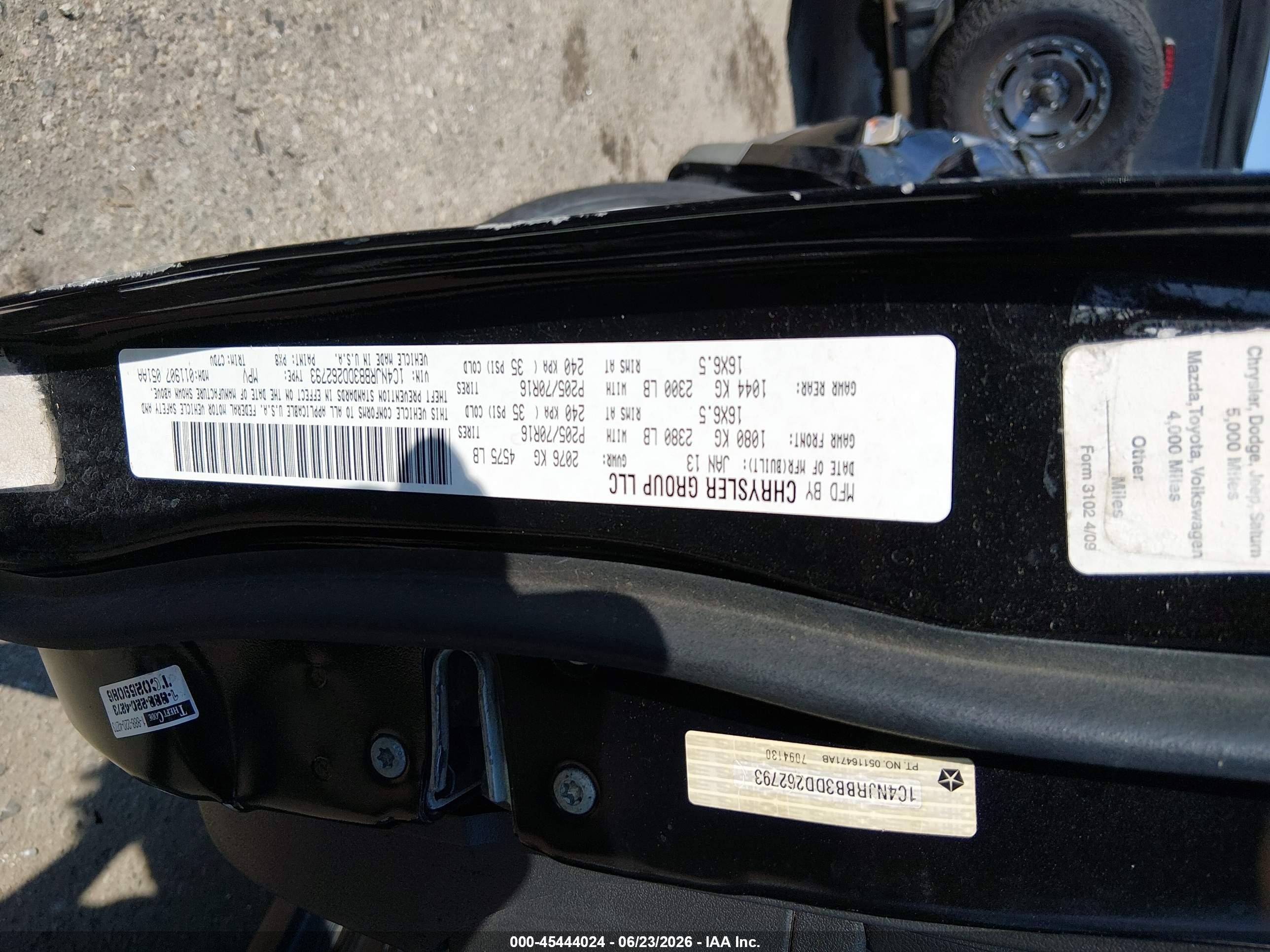 2013 Jeep Patriot Sport Black vin: 1C4NJRBB3DD262793