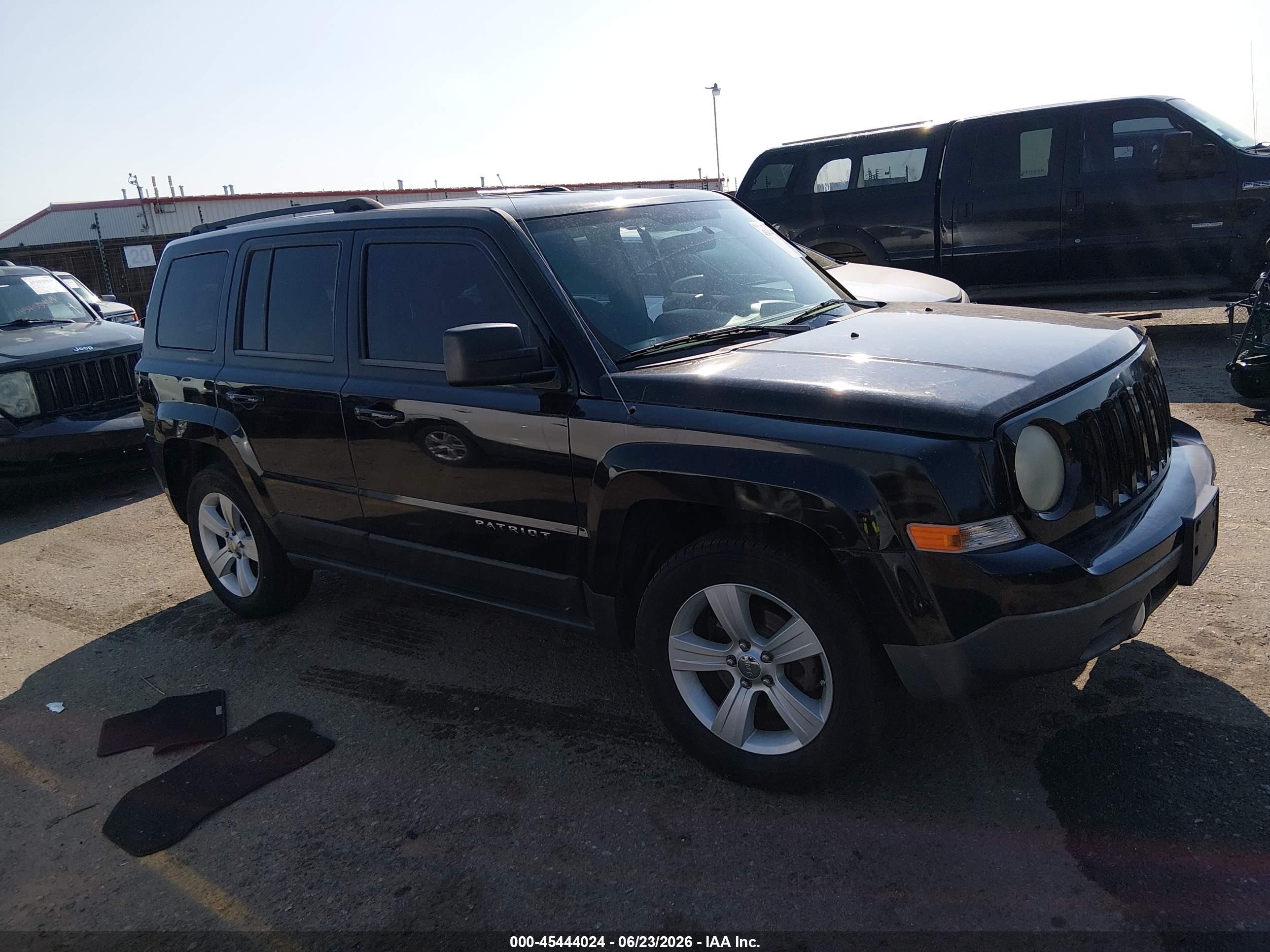 2013 Jeep Patriot Sport Black vin: 1C4NJRBB3DD262793