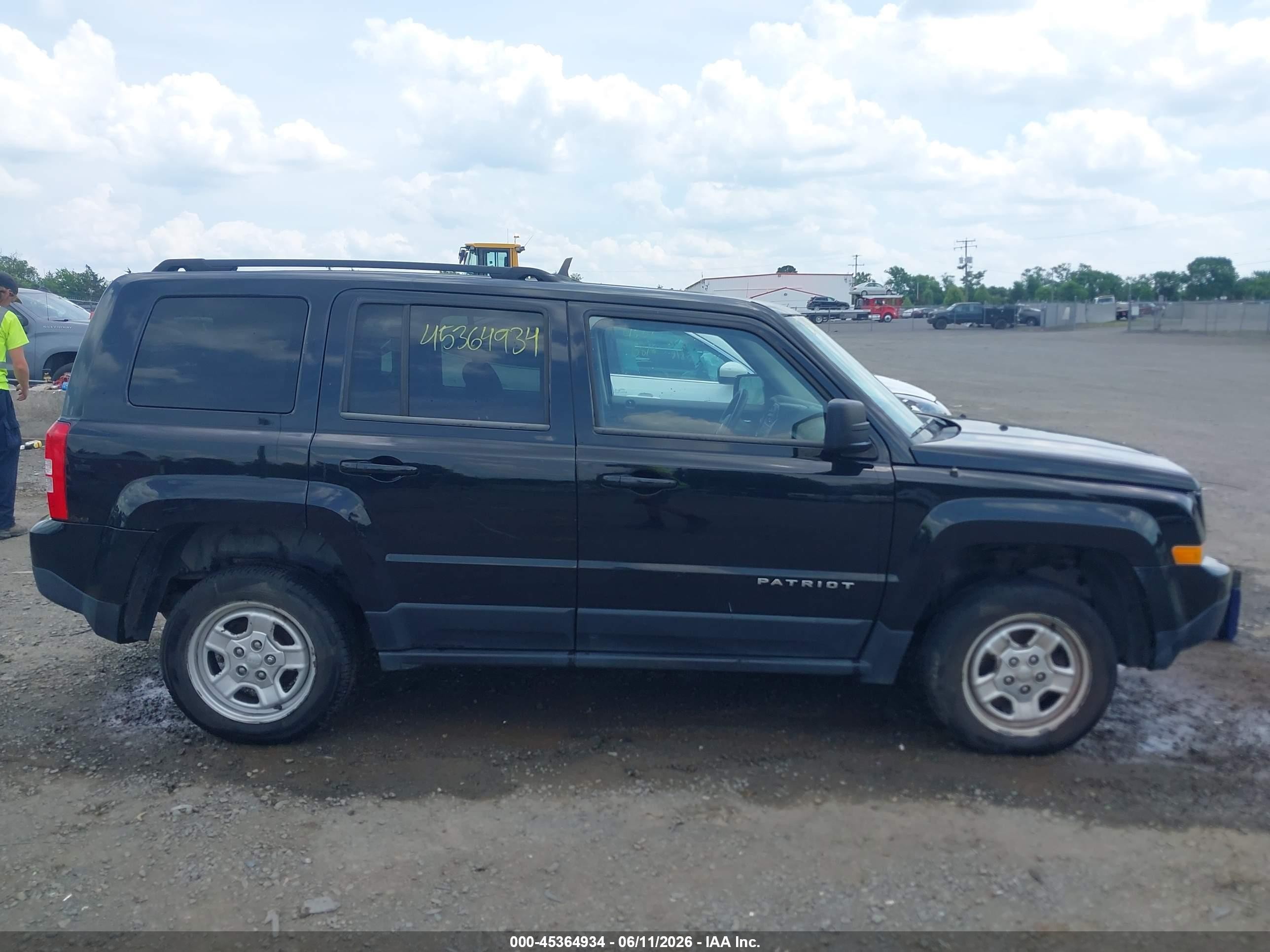 2013 Jeep Patriot Sport Black vin: 1C4NJRBB3DD271719