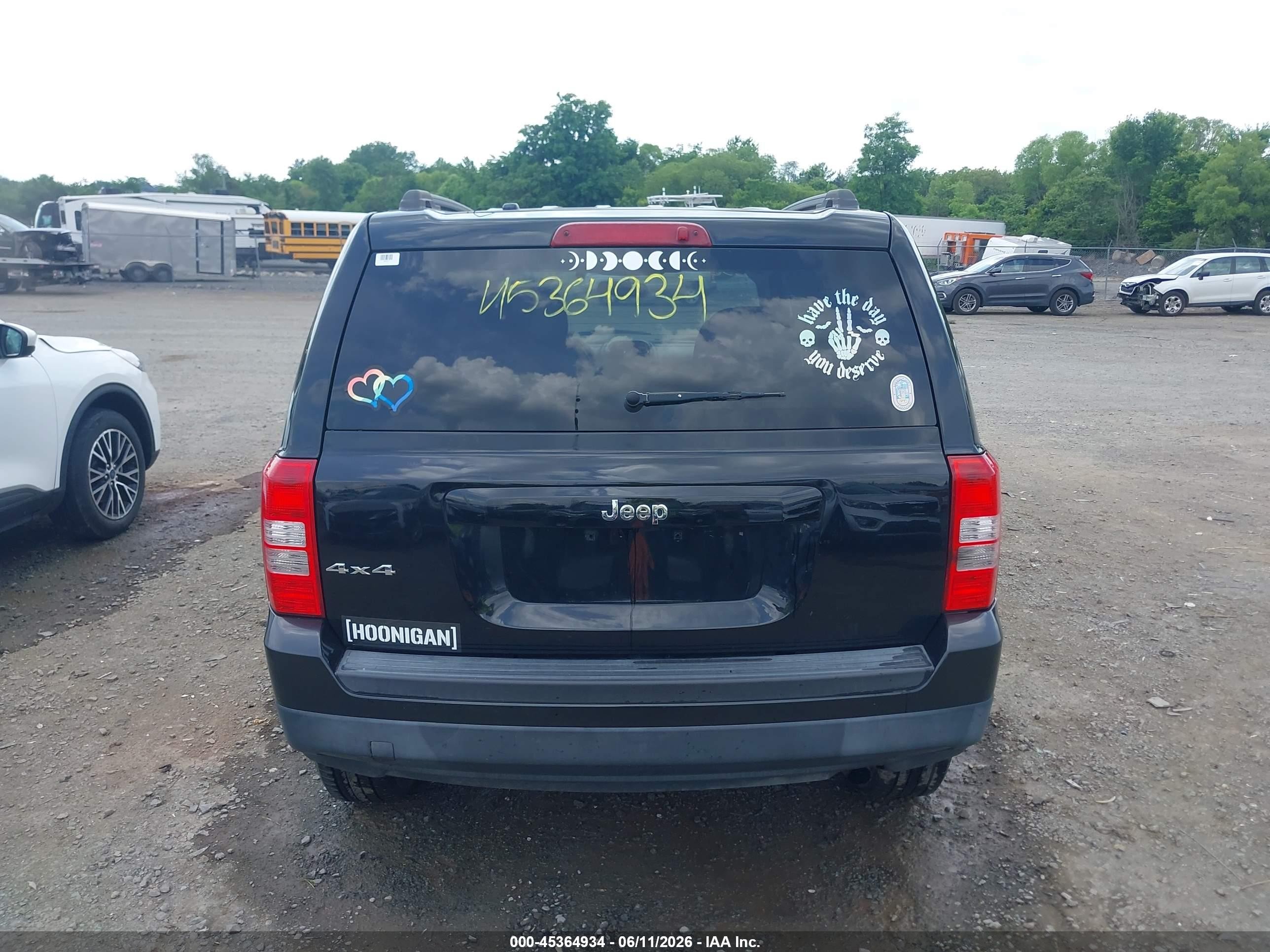 2013 Jeep Patriot Sport Black vin: 1C4NJRBB3DD271719