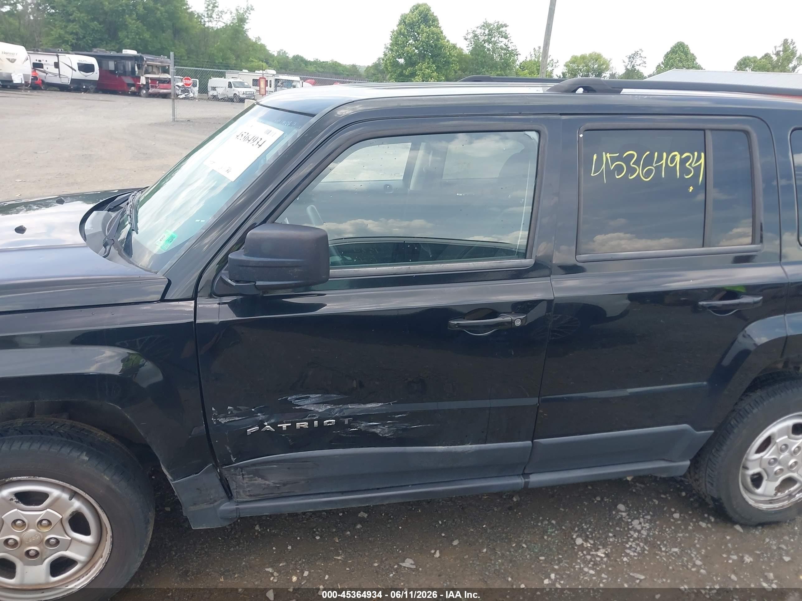 2013 Jeep Patriot Sport Black vin: 1C4NJRBB3DD271719