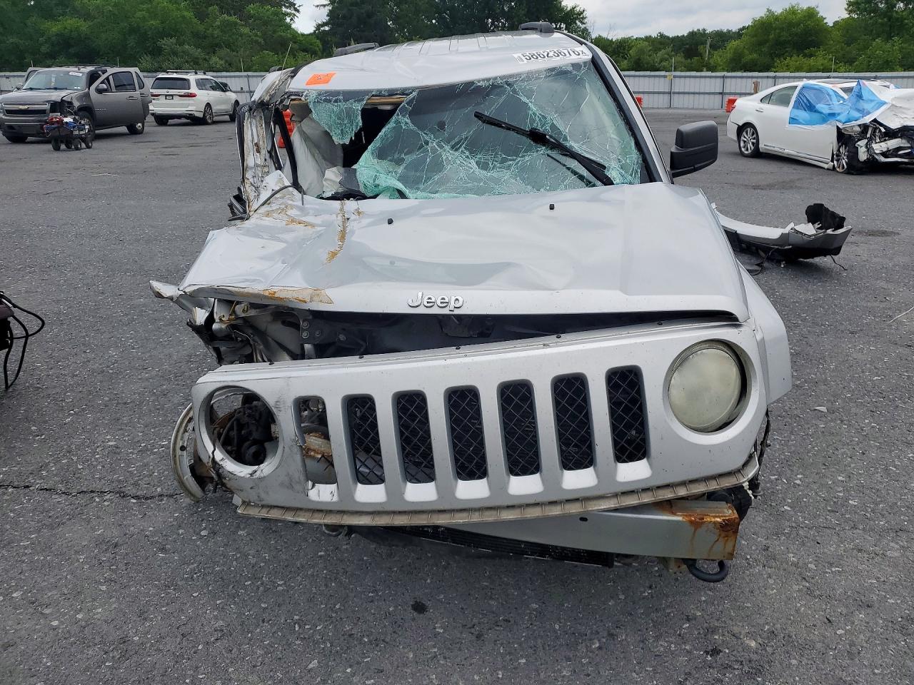 2014 Jeep Patriot Sport Silver vin: 1C4NJRBB3ED544837
