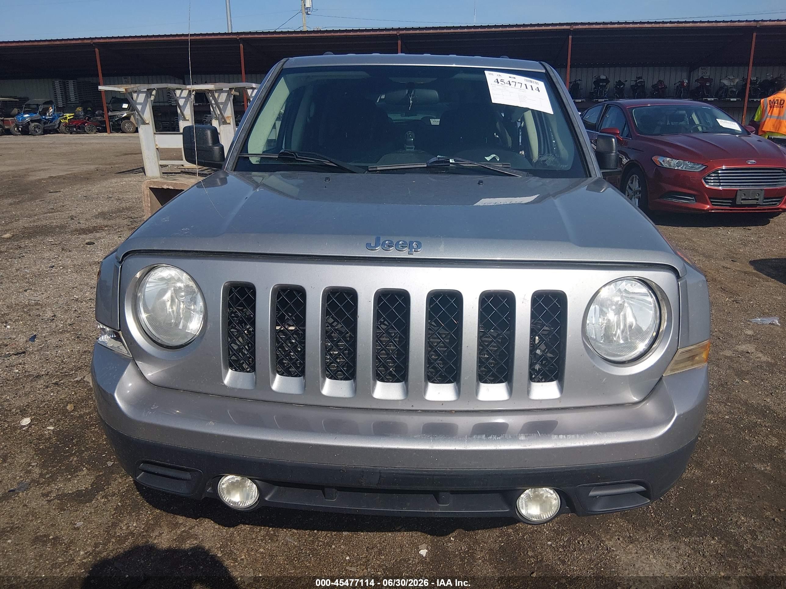 2014 Jeep Patriot Sport Серебряный vin: 1C4NJRBB3ED751812