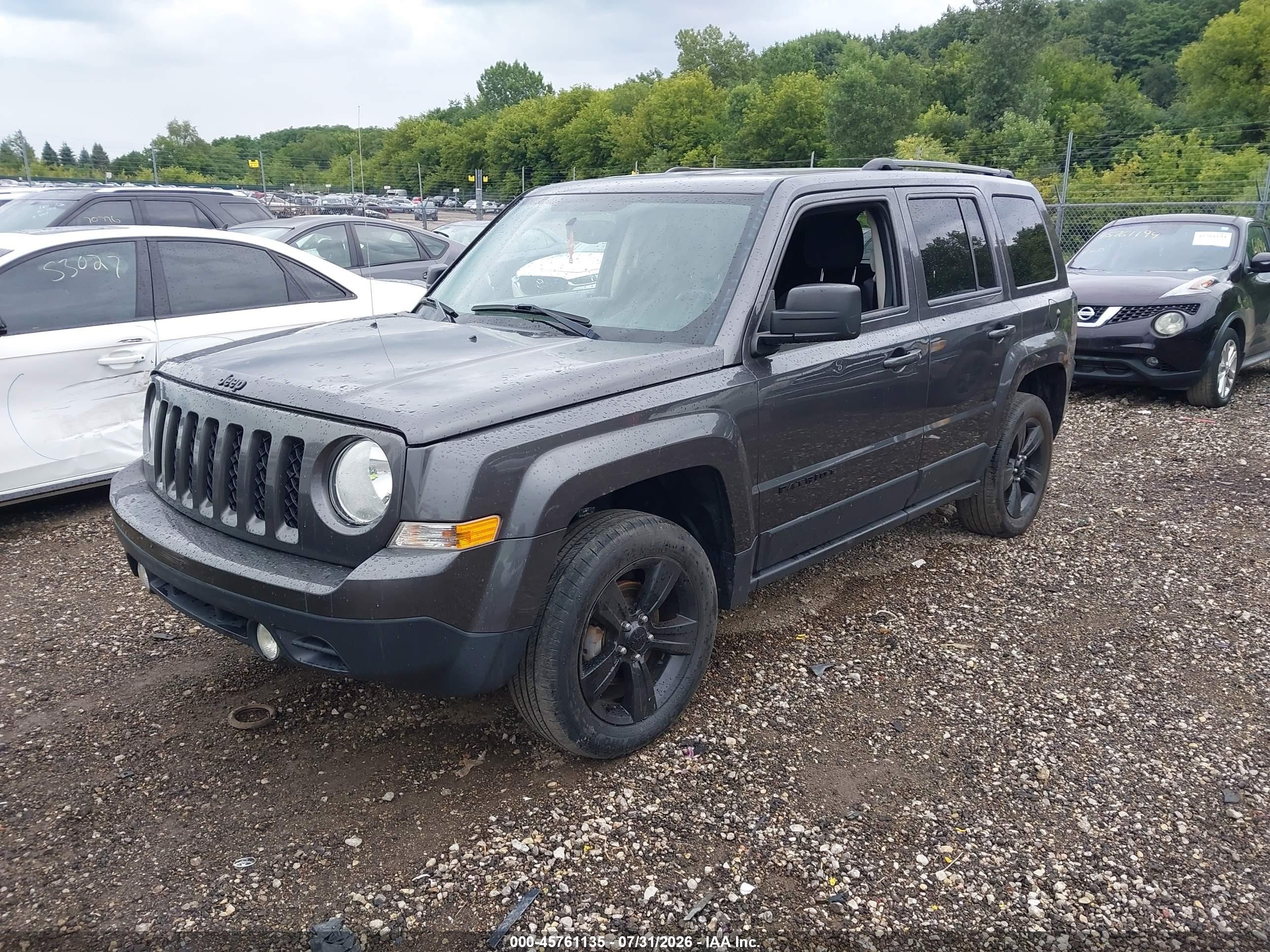 2015 Jeep Patriot Altitude Edition Silver vin: 1C4NJRBB3FD317472