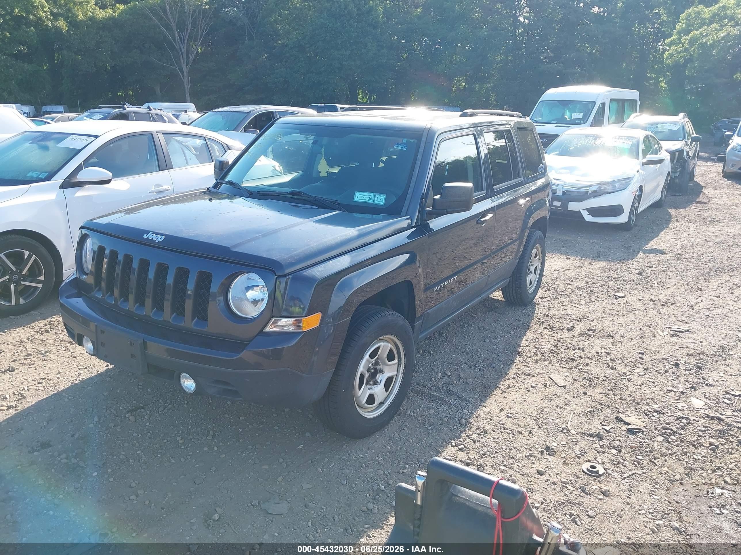 2015 Jeep Patriot Sport Gray vin: 1C4NJRBB3FD381432
