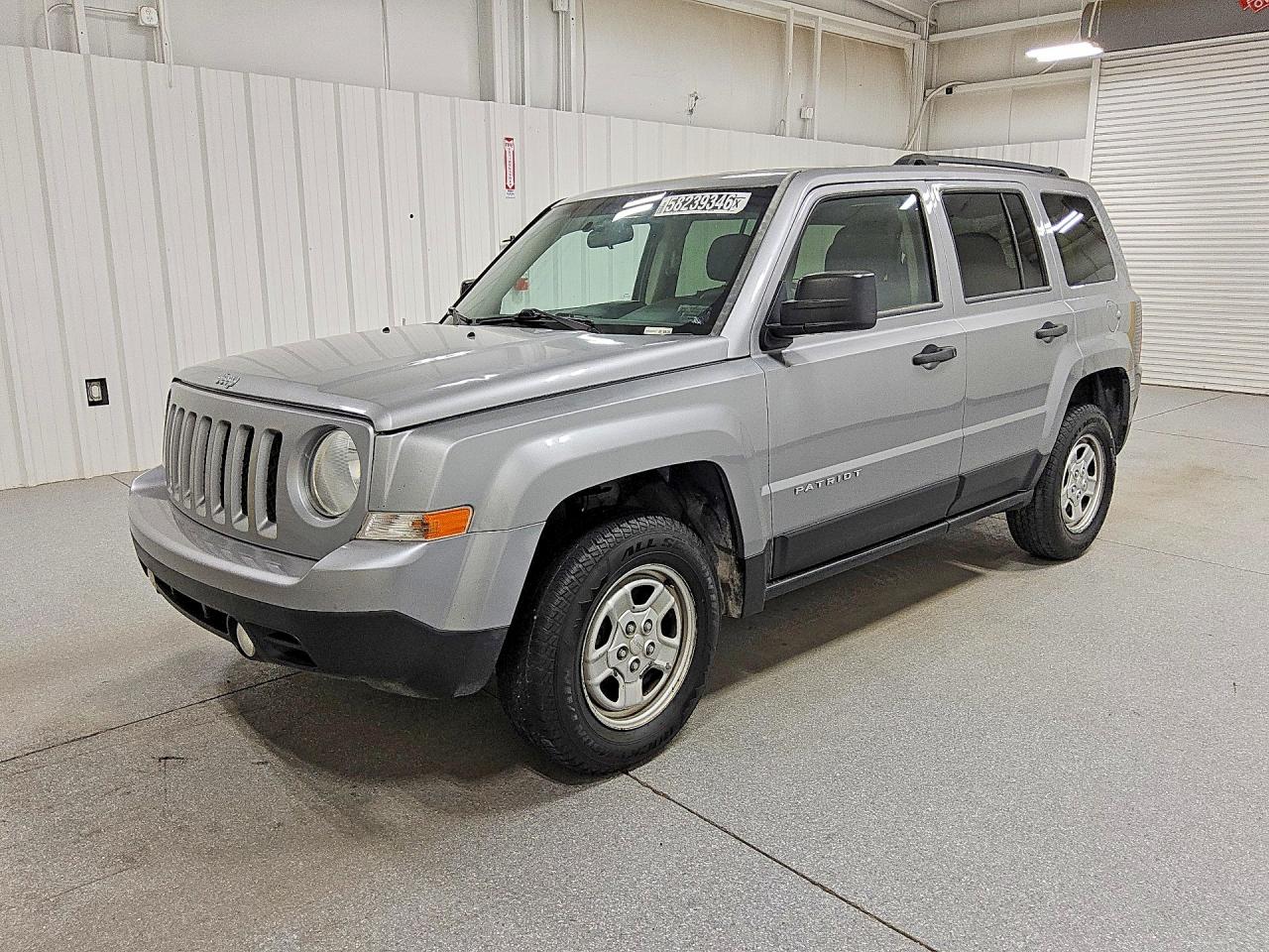 2015 Jeep Patriot Sport Silver vin: 1C4NJRBB3FD425722