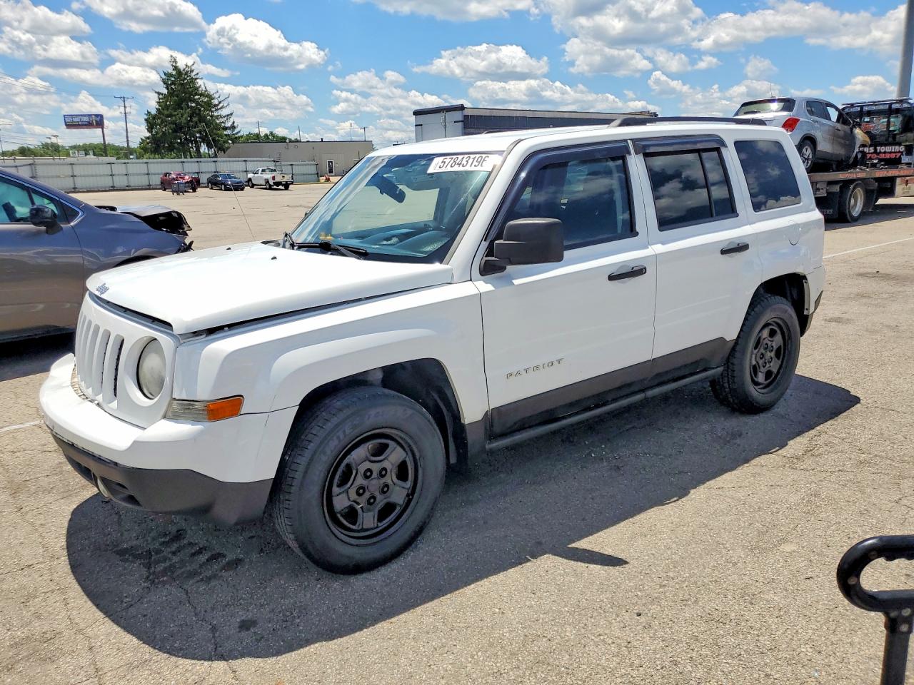 2012 Jeep Patriot Sport Белый vin: 1C4NJRBB4CD630123