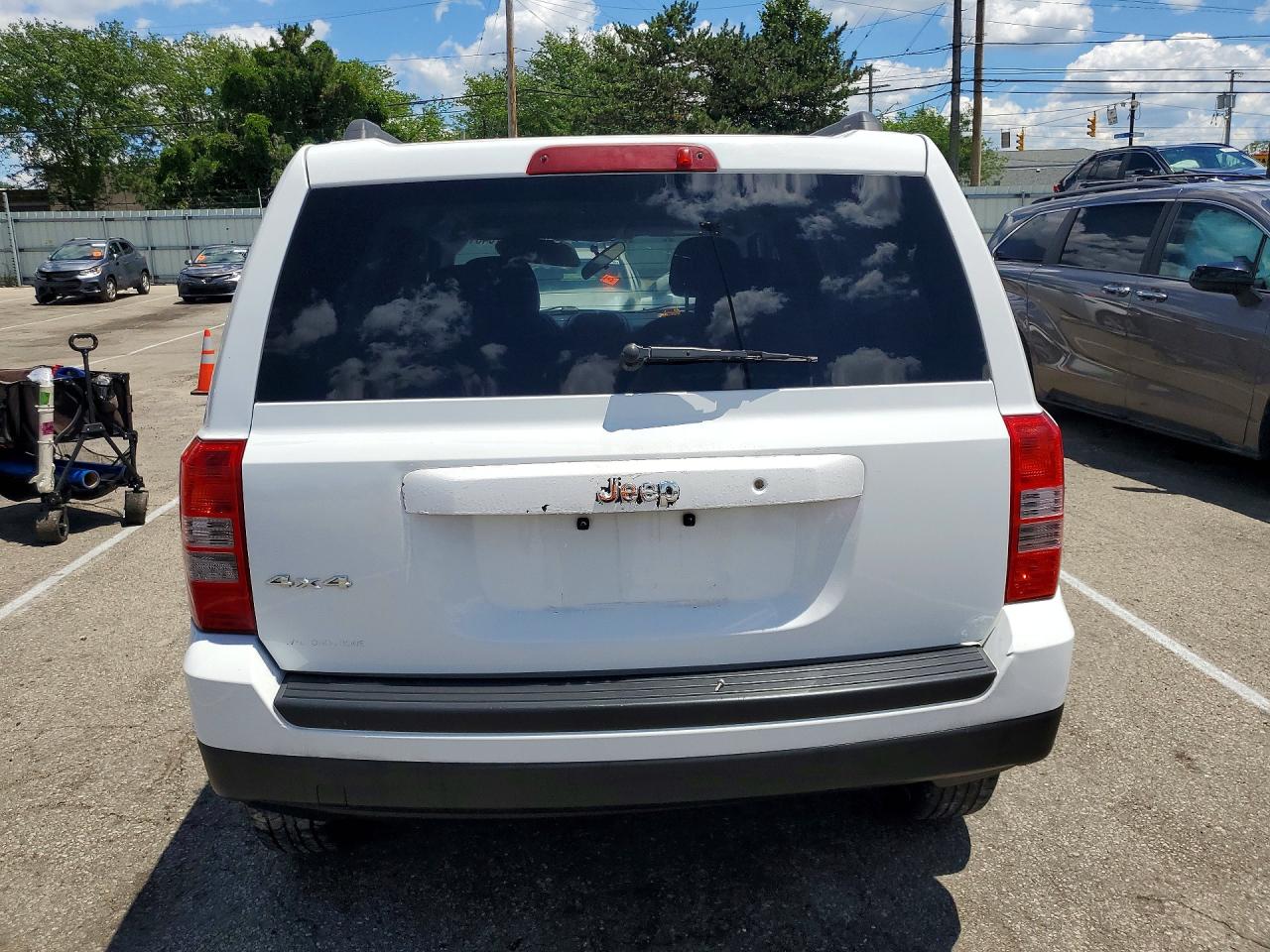 2012 Jeep Patriot Sport White vin: 1C4NJRBB4CD630123