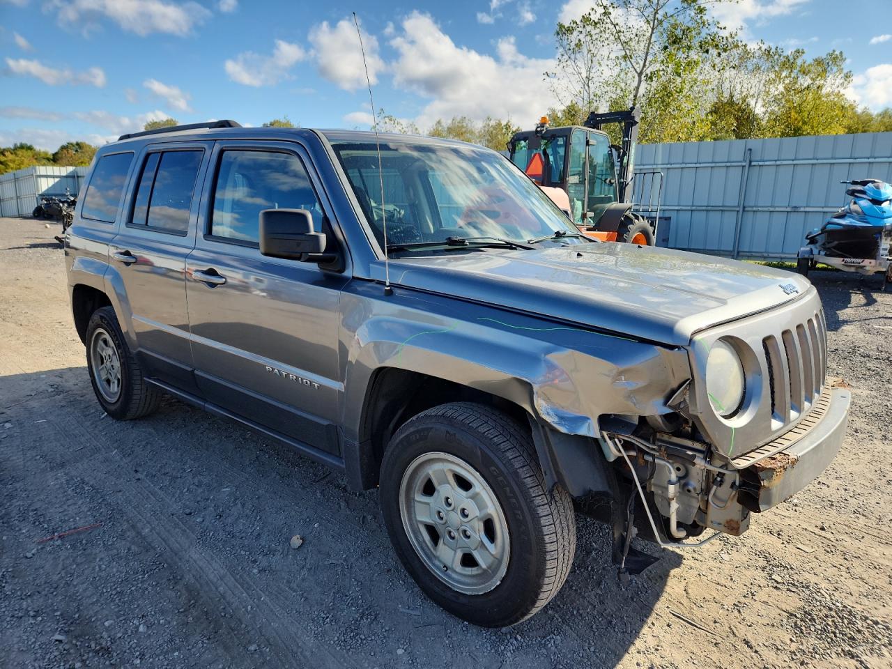2012 Jeep Patriot Sport Gray vin: 1C4NJRBB4CD636178