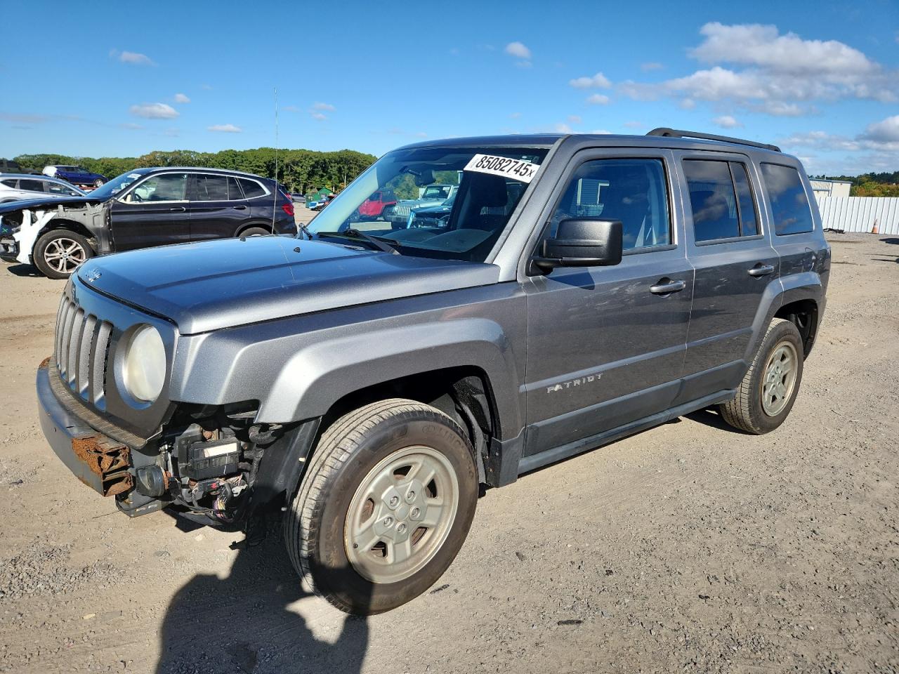 2012 Jeep Patriot Sport Gray vin: 1C4NJRBB4CD636178