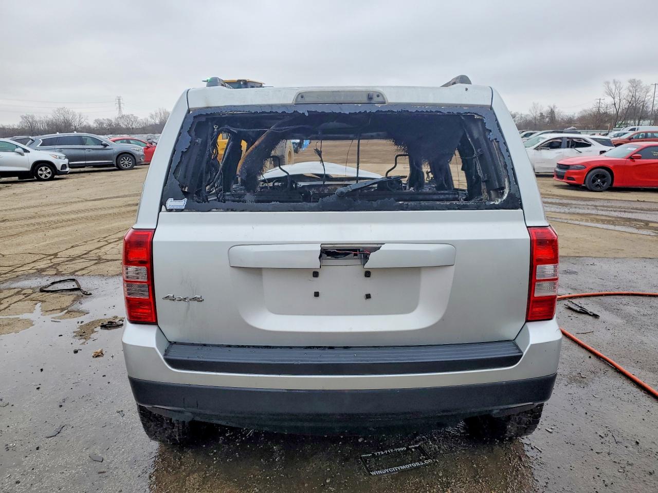 2013 Jeep Patriot Sport Silver vin: 1C4NJRBB4DD190454