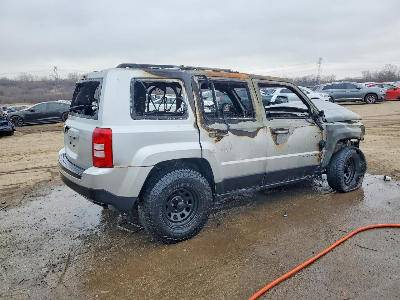 2013 Jeep Patriot Sport Silver vin: 1C4NJRBB4DD190454